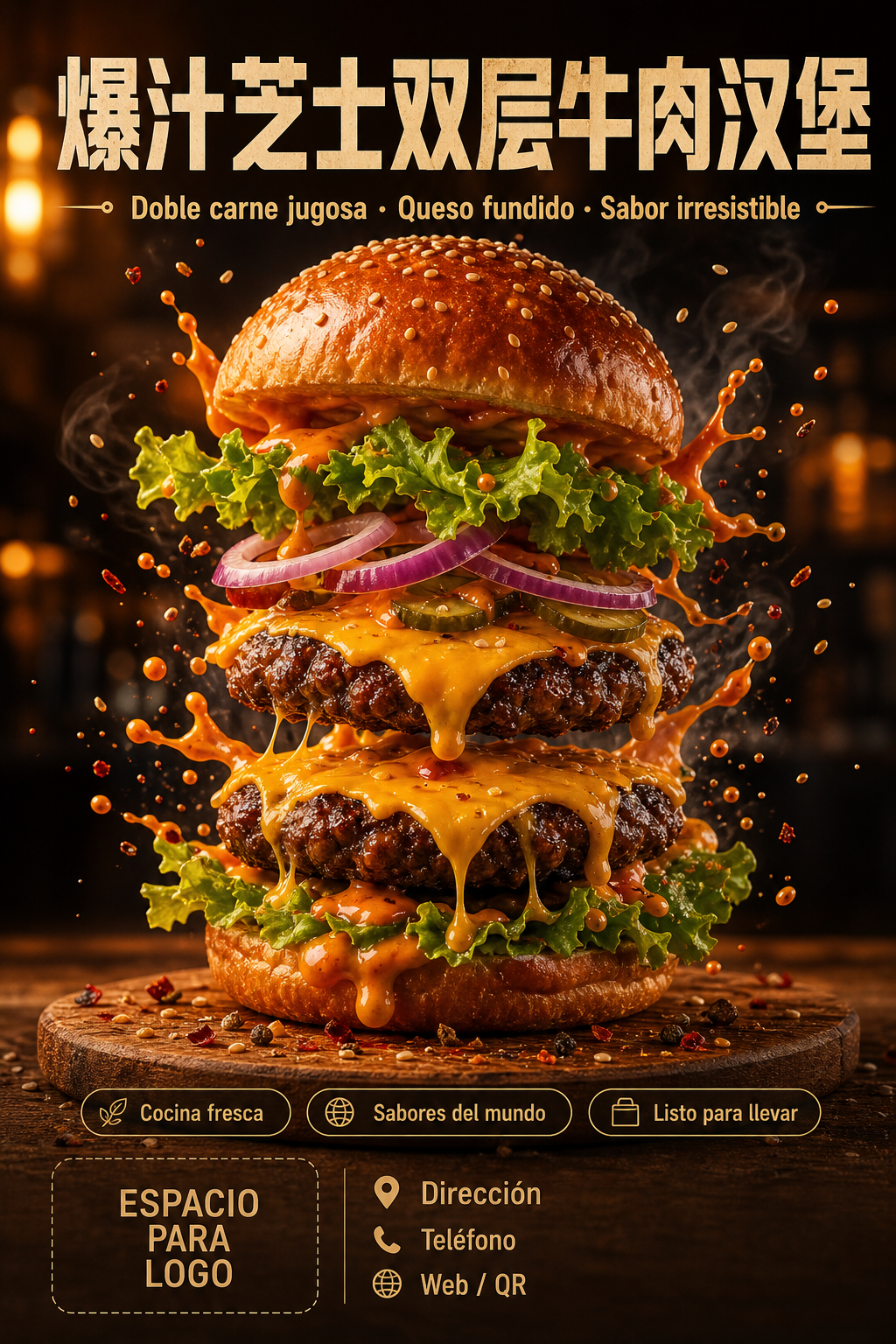Postal 6x9 EDDM · Comida