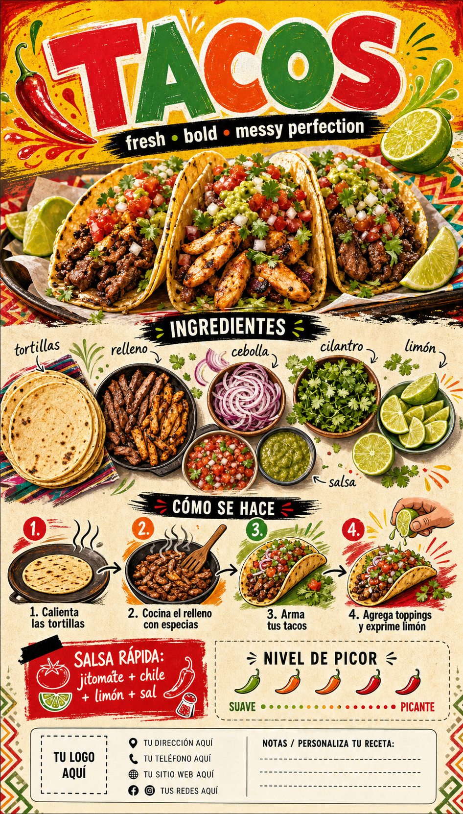 Invitación · Comida