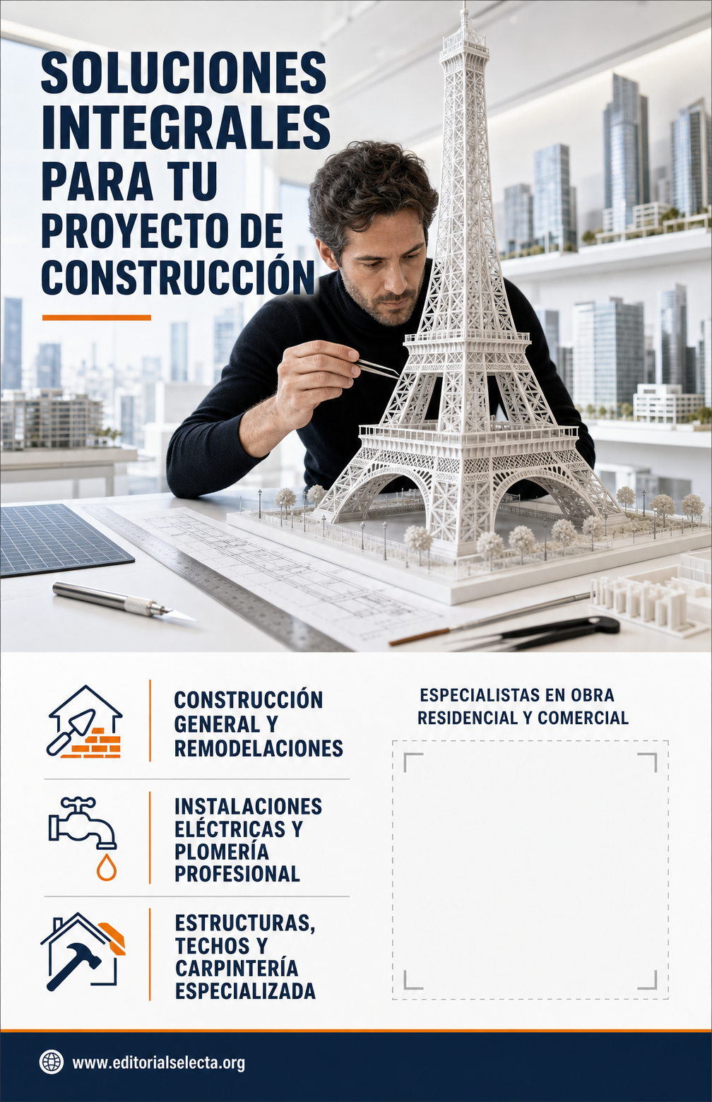 Flyer Media Carta · Construcción