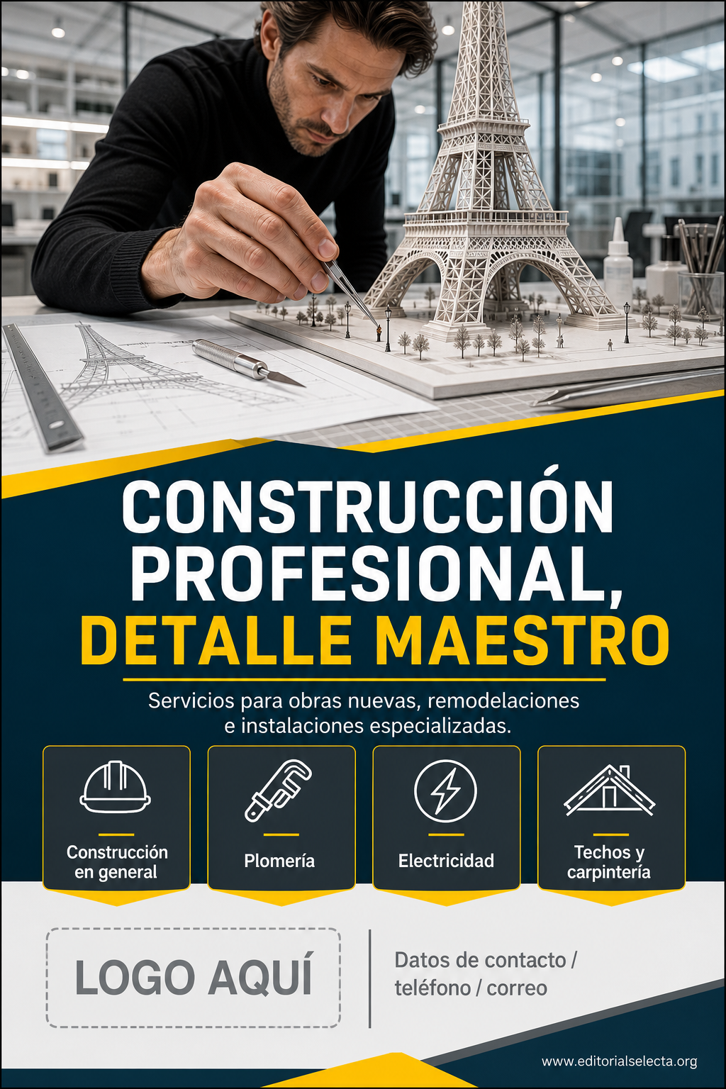 Flyer Carta Completa · Construcción