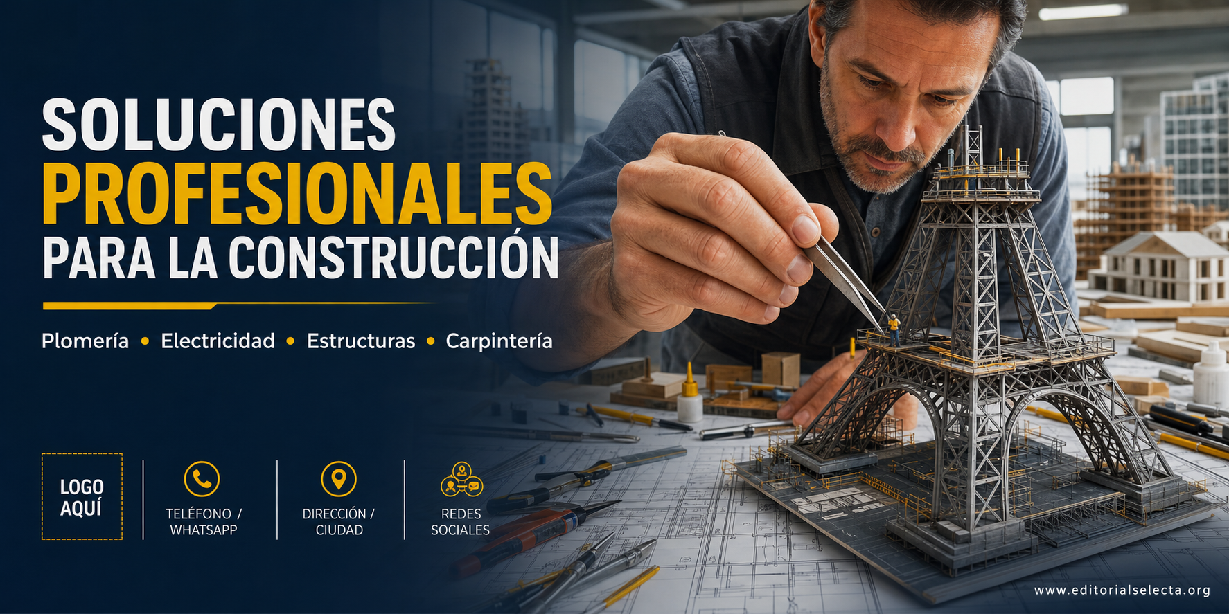 Banner Vinyl 4' x 8' · Construcción