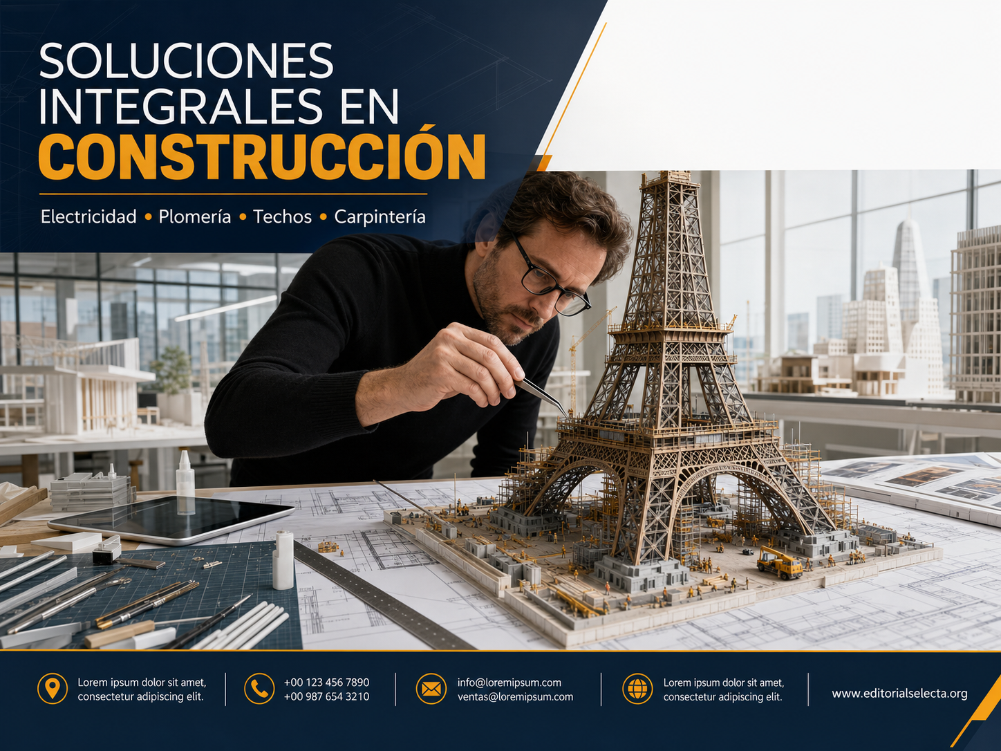 Folder de Presentación · Construcción