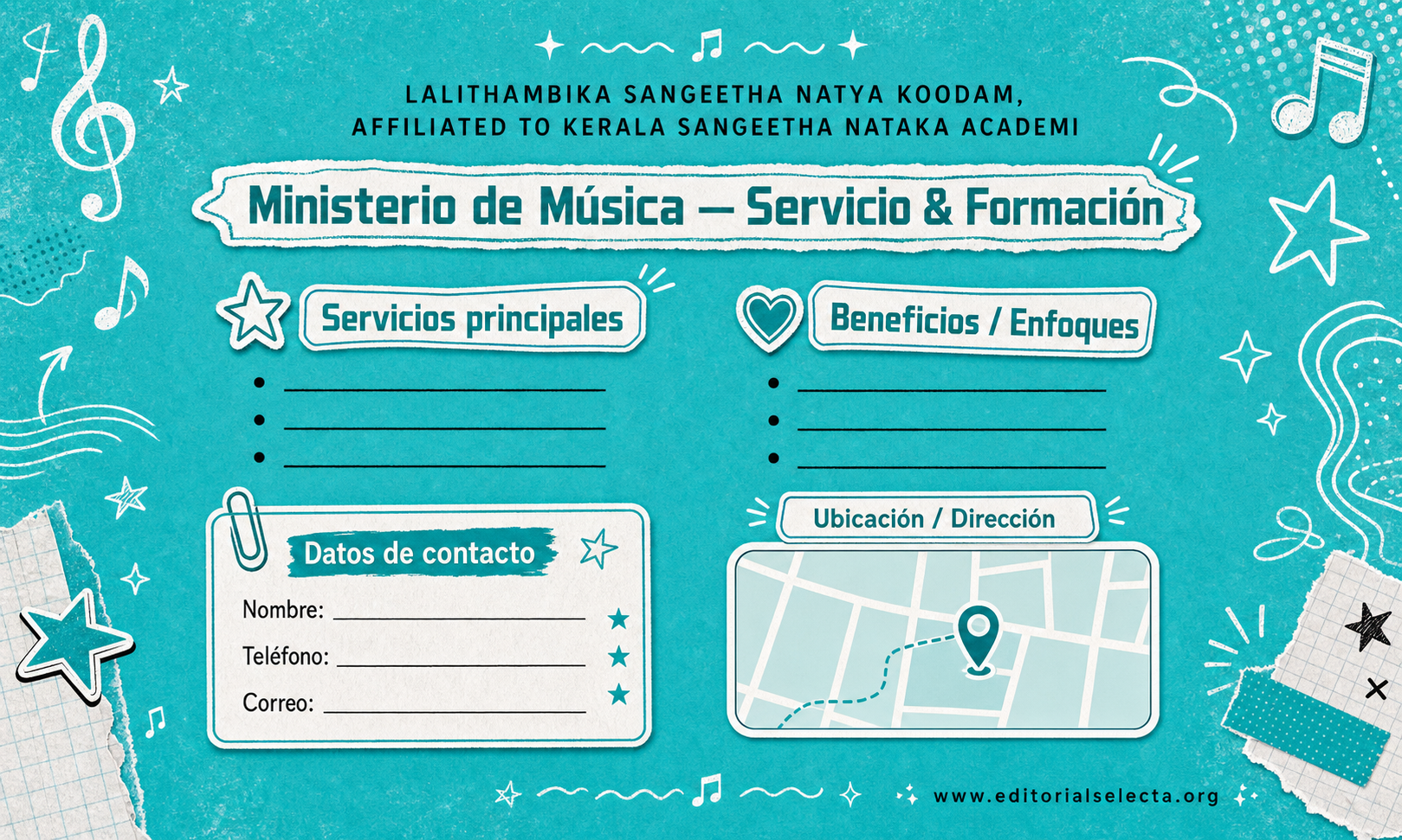 Tarjeta de Presentación Estándar · Religión 2