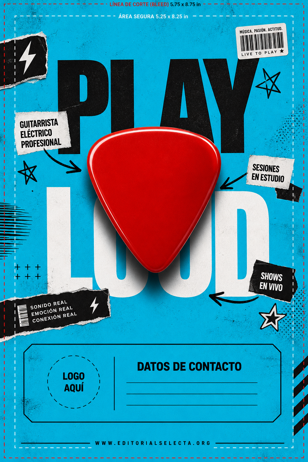 Flyer Media Carta · Musicos