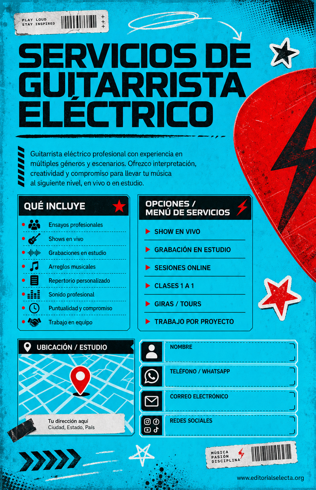 Flyer Media Carta · Musicos 2