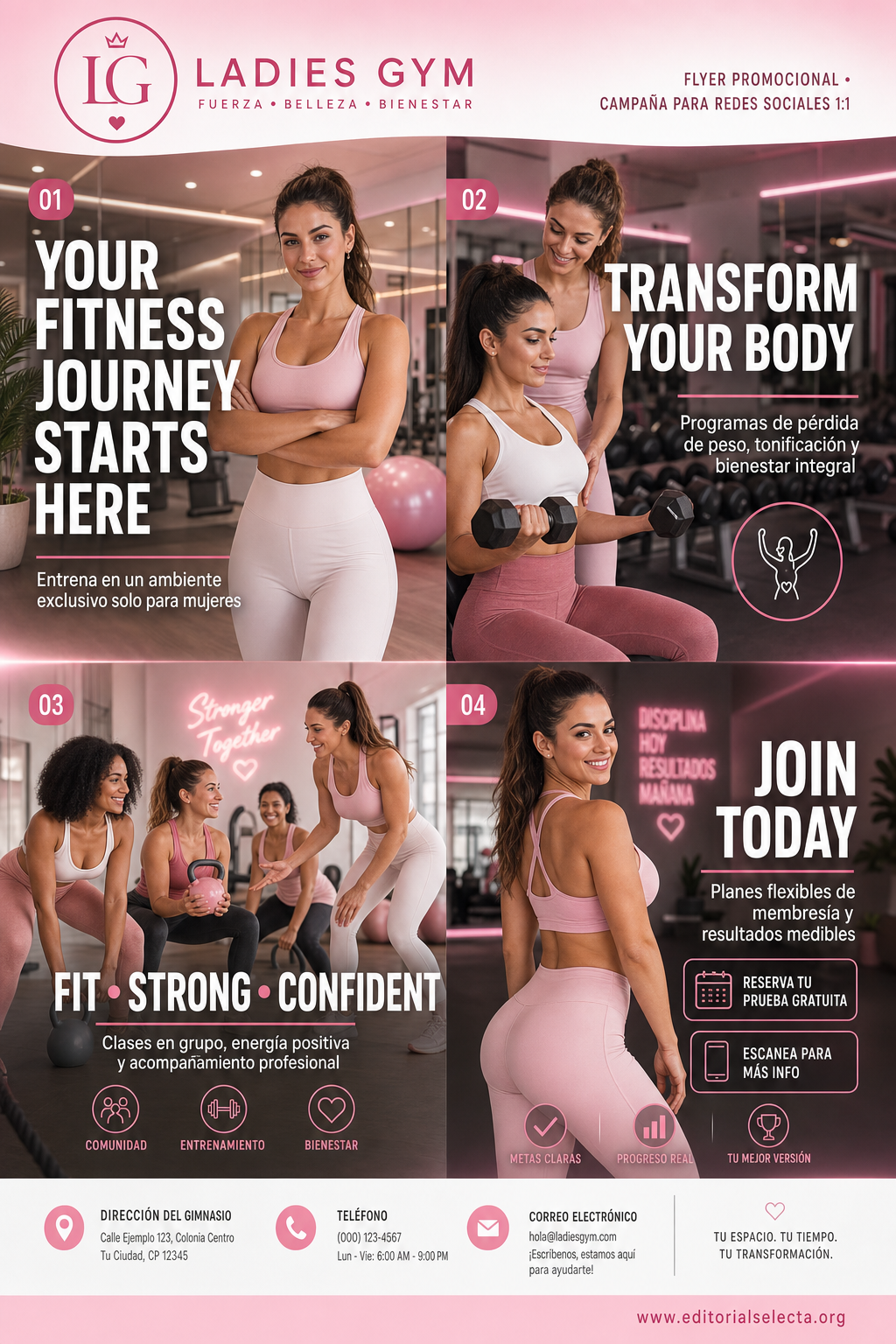 Flyer Carta Completa · Fitness