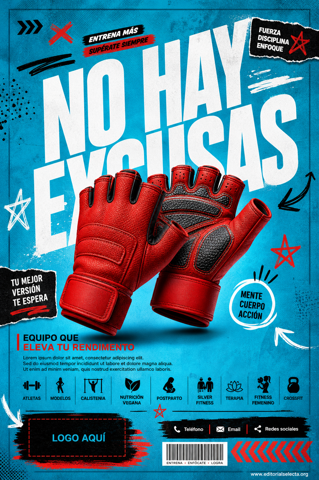 Flyer Media Carta · Fitness