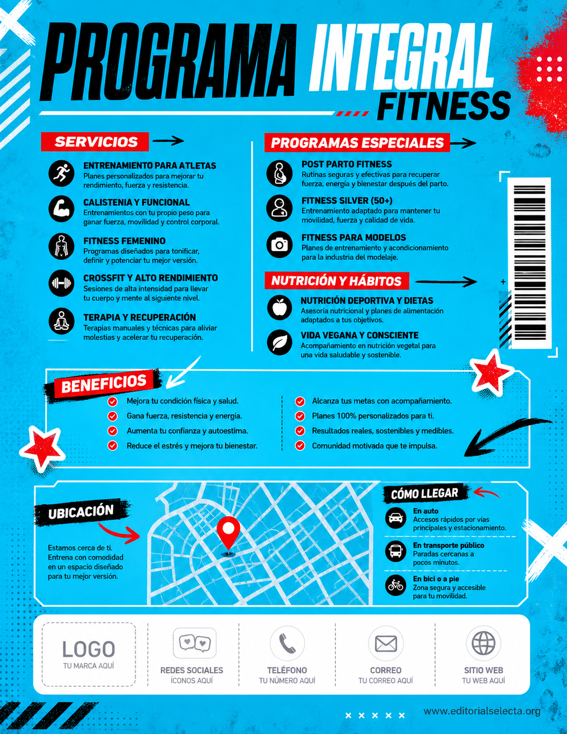 Flyer Carta Completa · Fitness 2