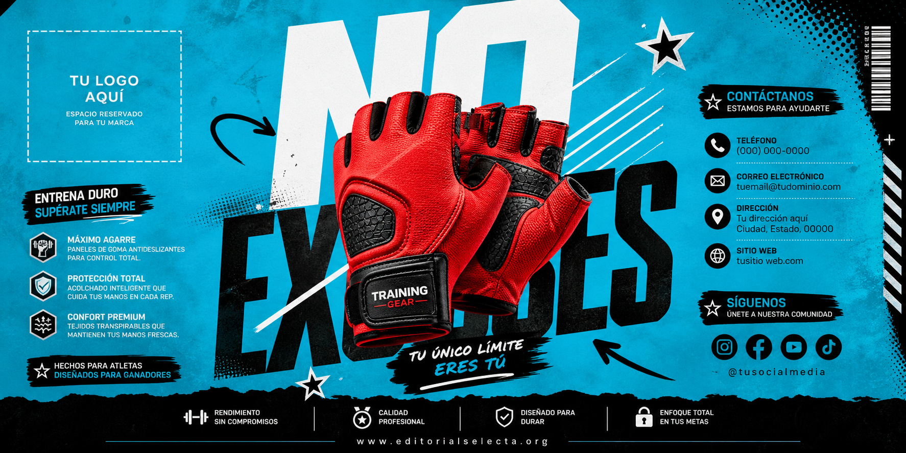 Banner Vinyl 4' x 8' · Fitness