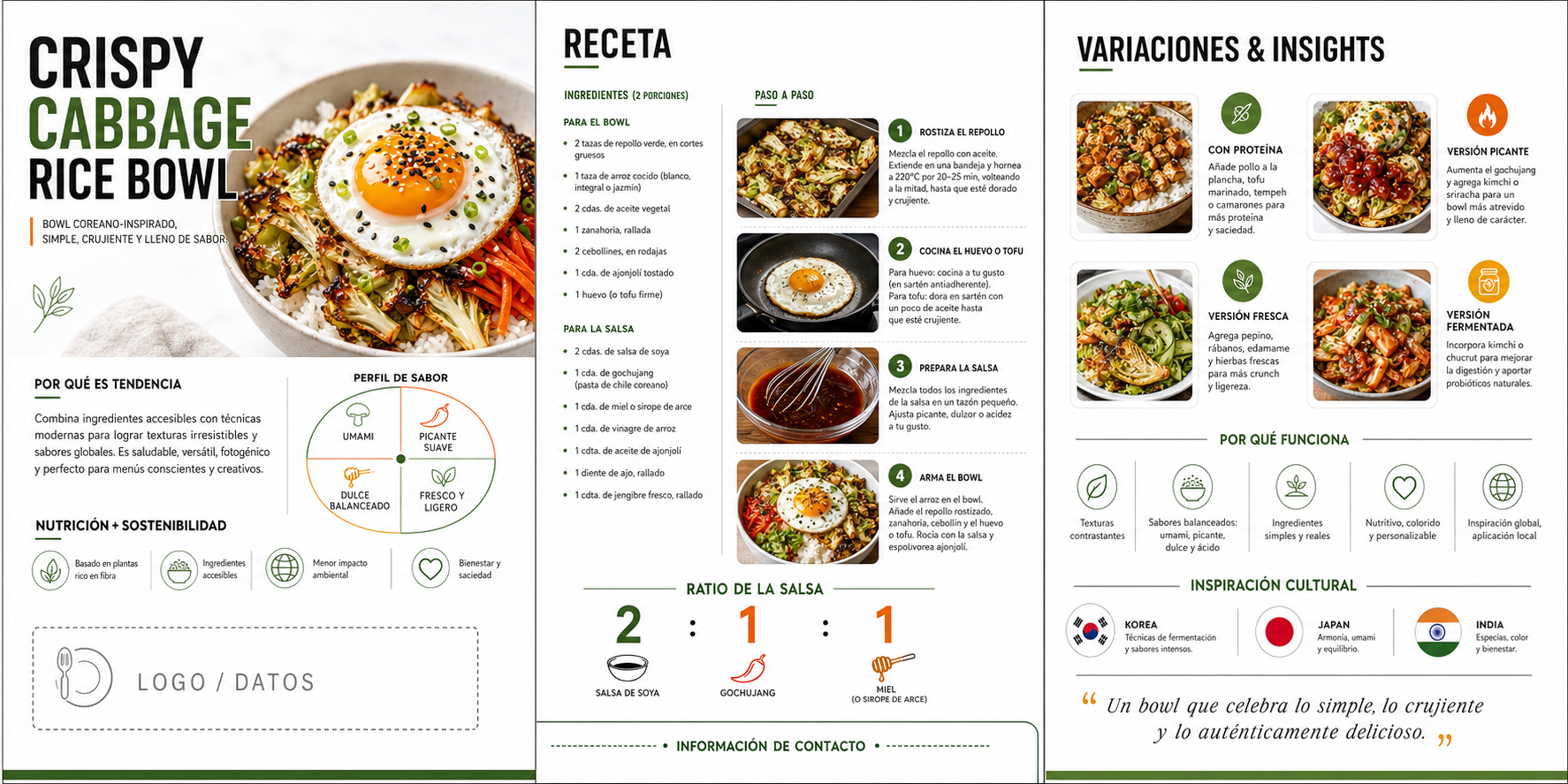 Banner Vinyl 3' x 8' · Comidas