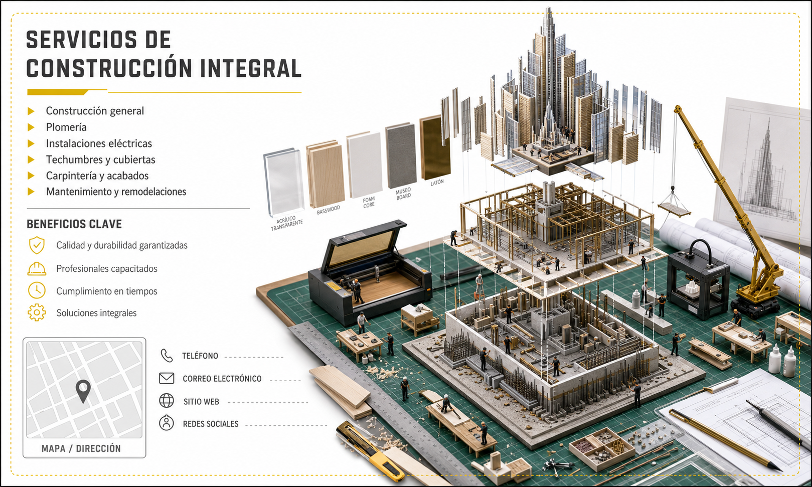 Tarjeta de Presentación Estándar · Construcción 2