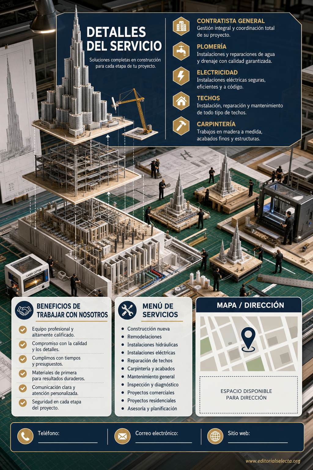 Volante Quarter Page · Construcción 2
