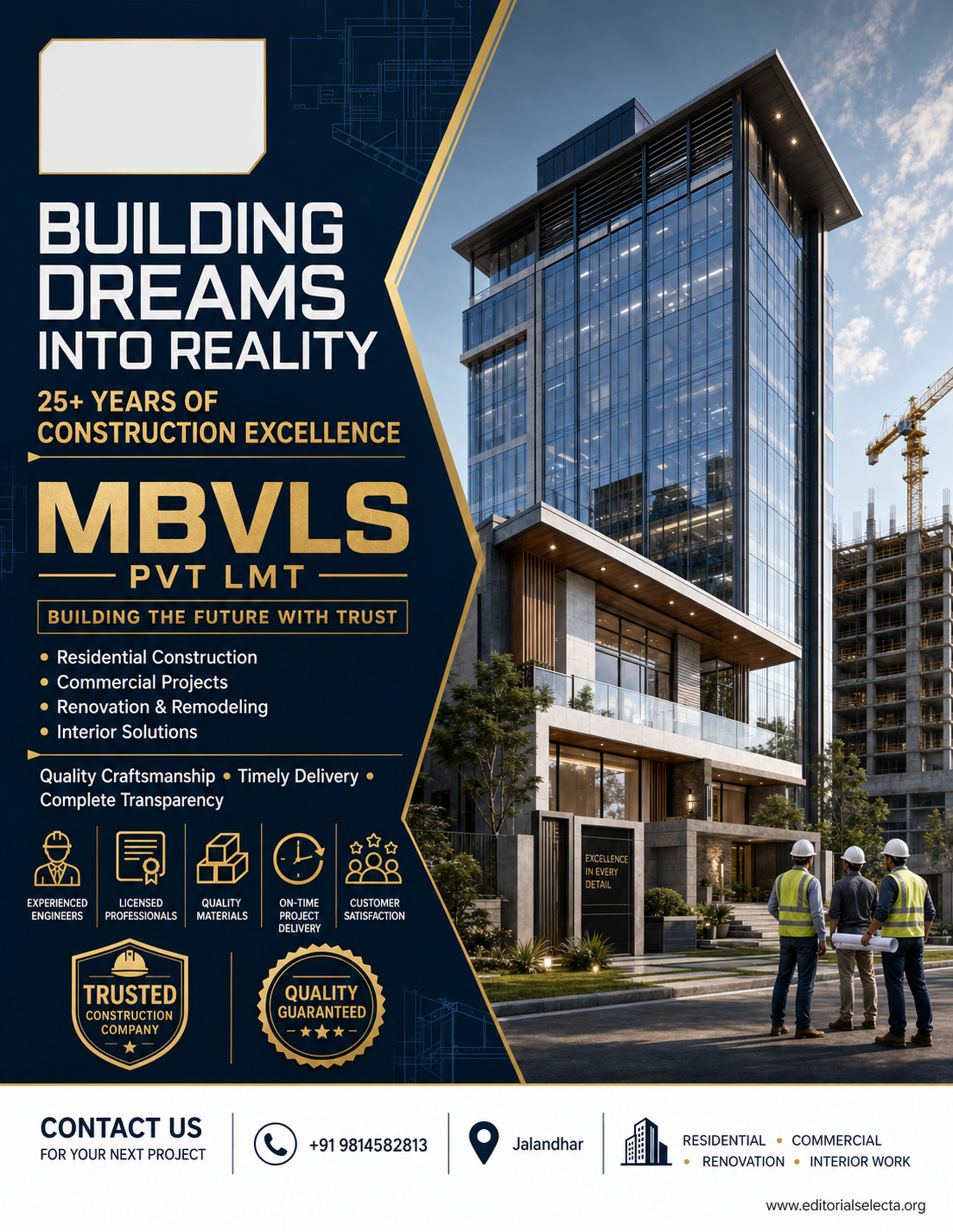 Flyer Carta Completa · Construcción