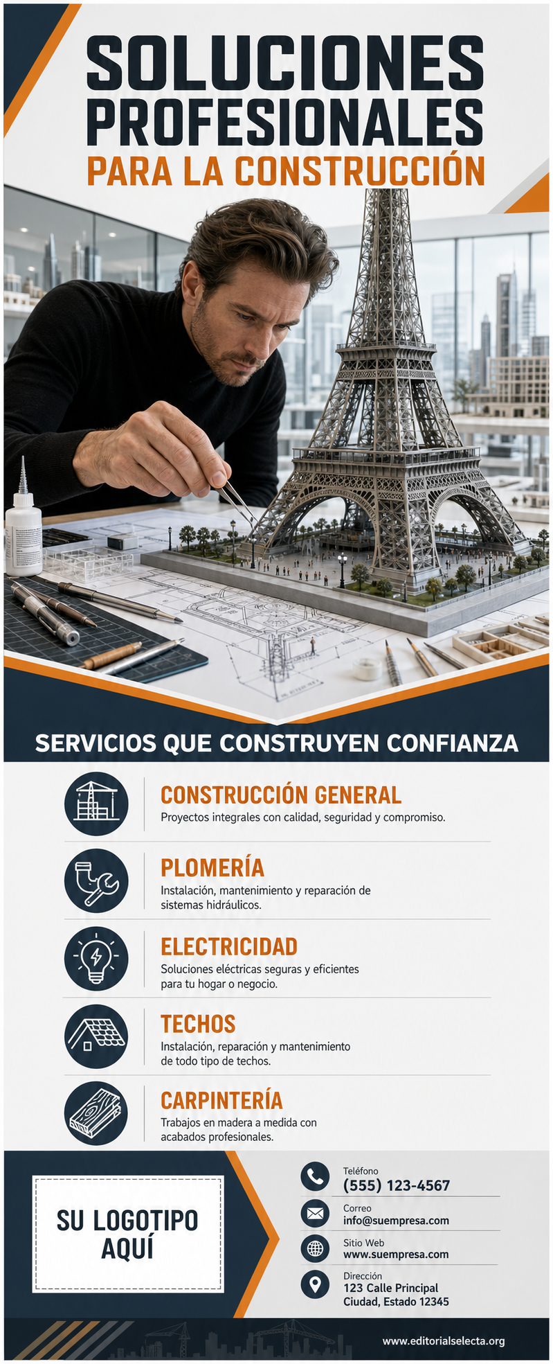 Banner Retráctil (Roll-Up) · Construcción