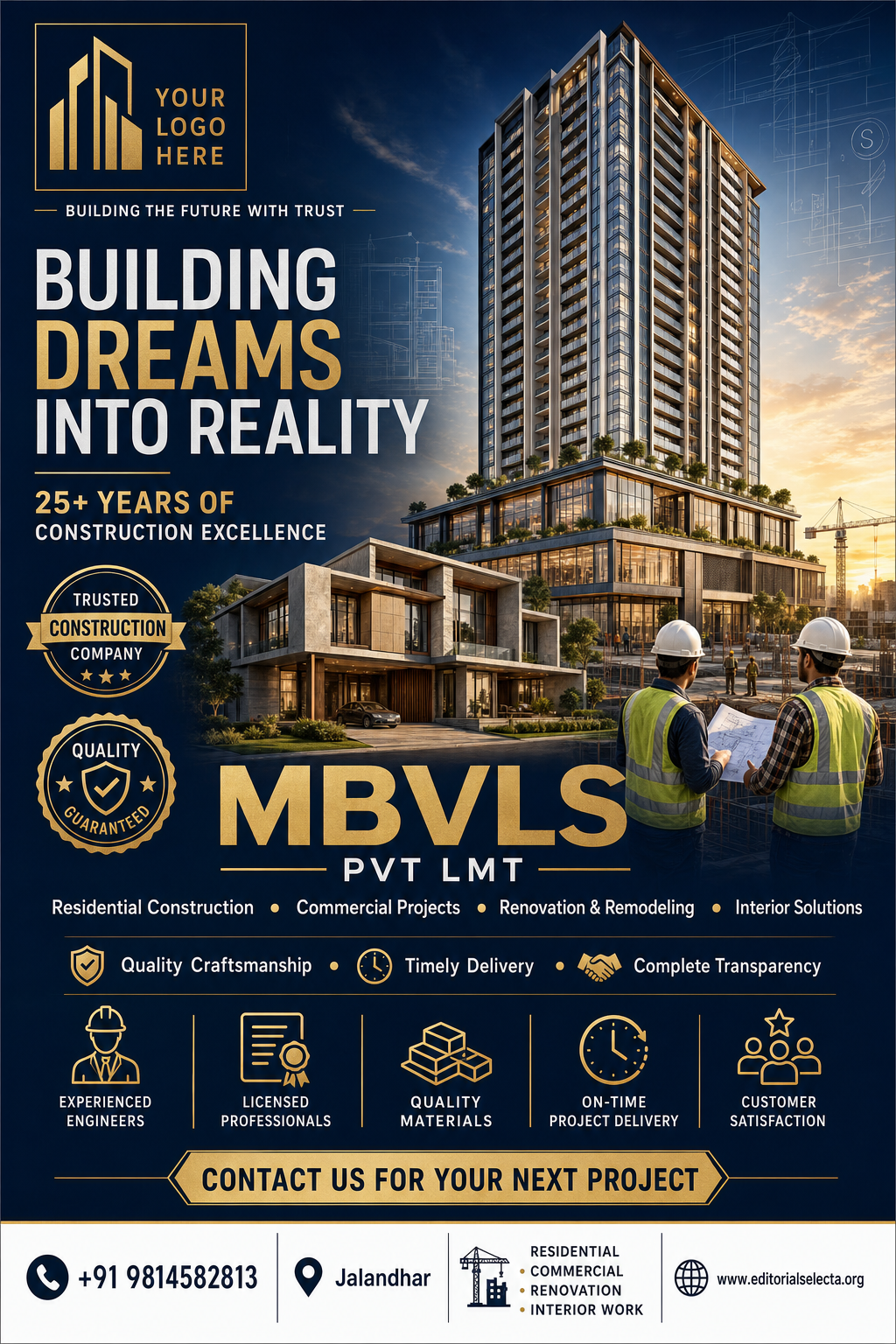 Póster · Construcción