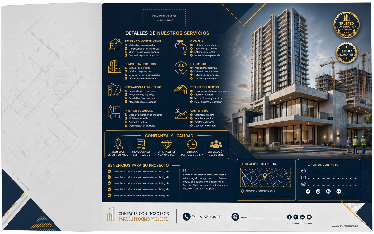 Folder de Presentación · Construcción 2