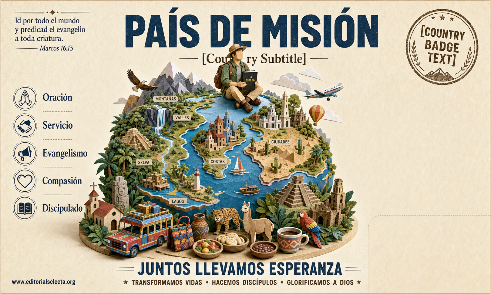Tarjeta de Presentación Estándar · Religión