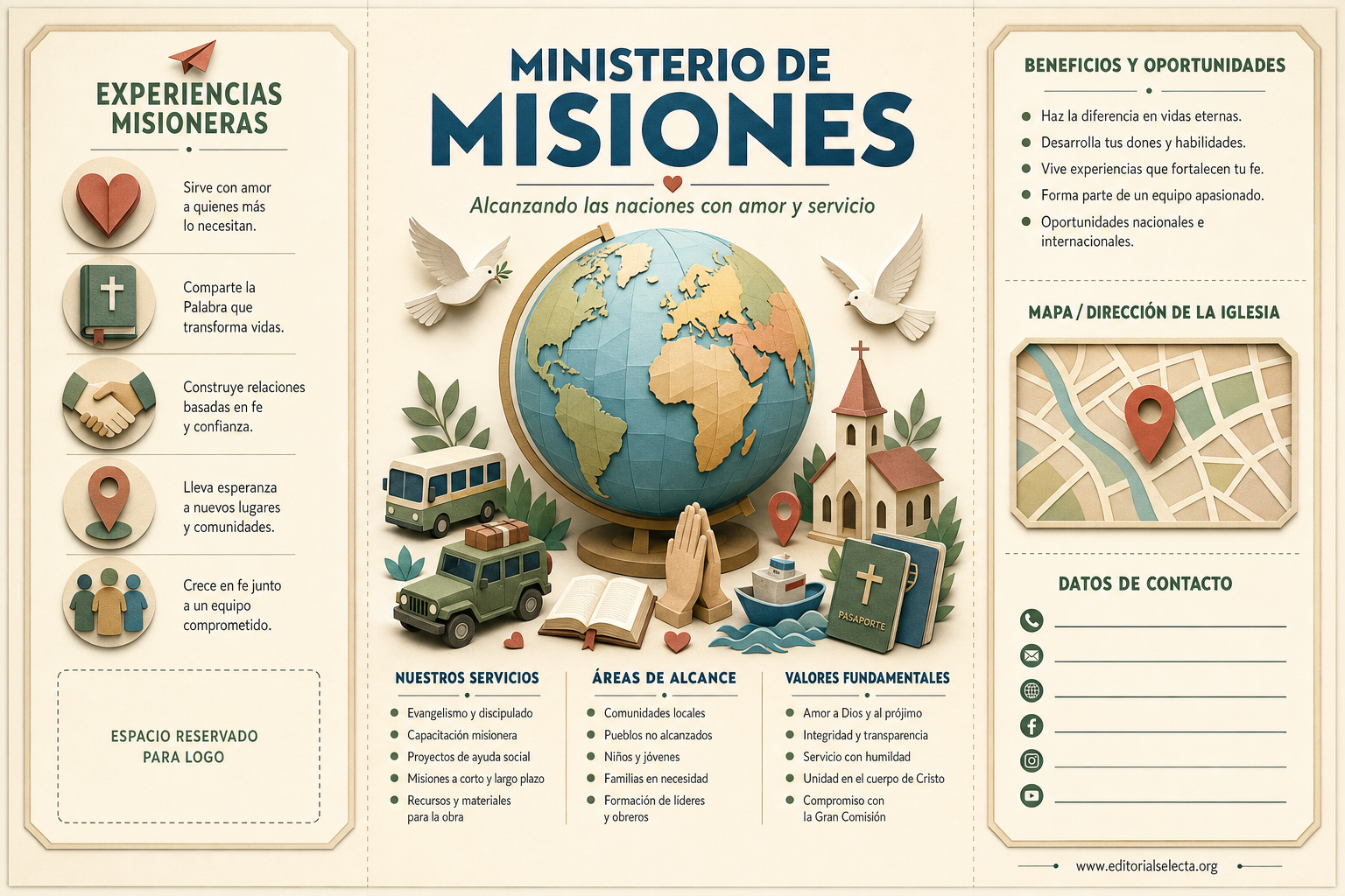 Brochure Tríptico · Religión 2