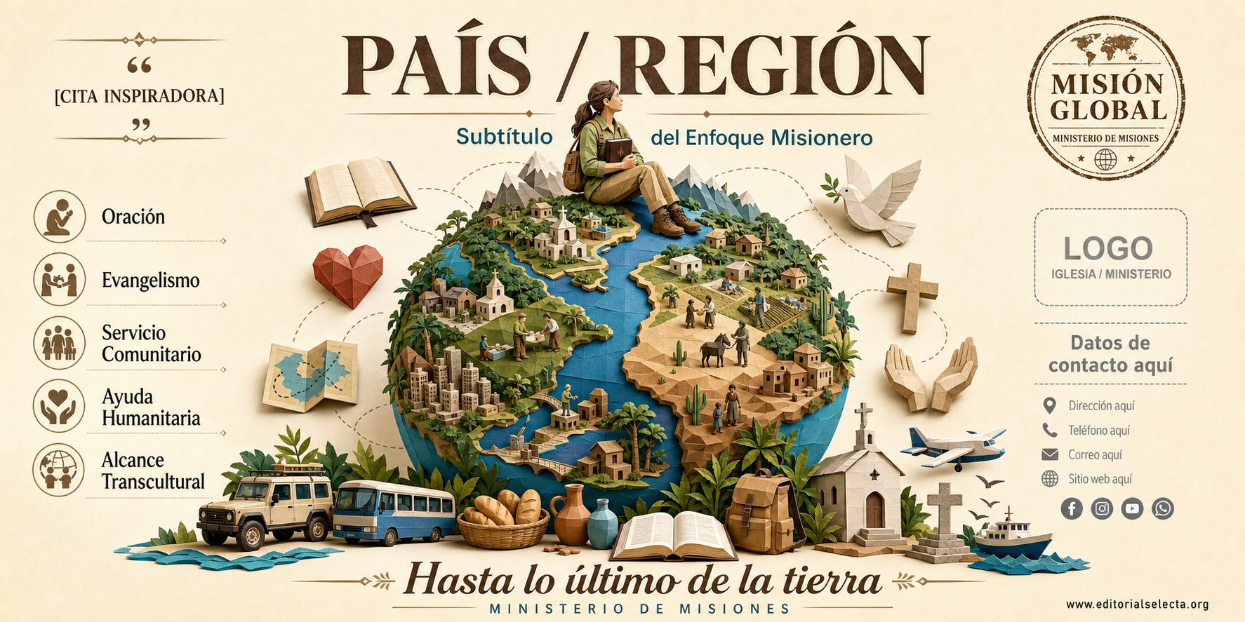 Banner Vinyl 3' x 8' · Religión