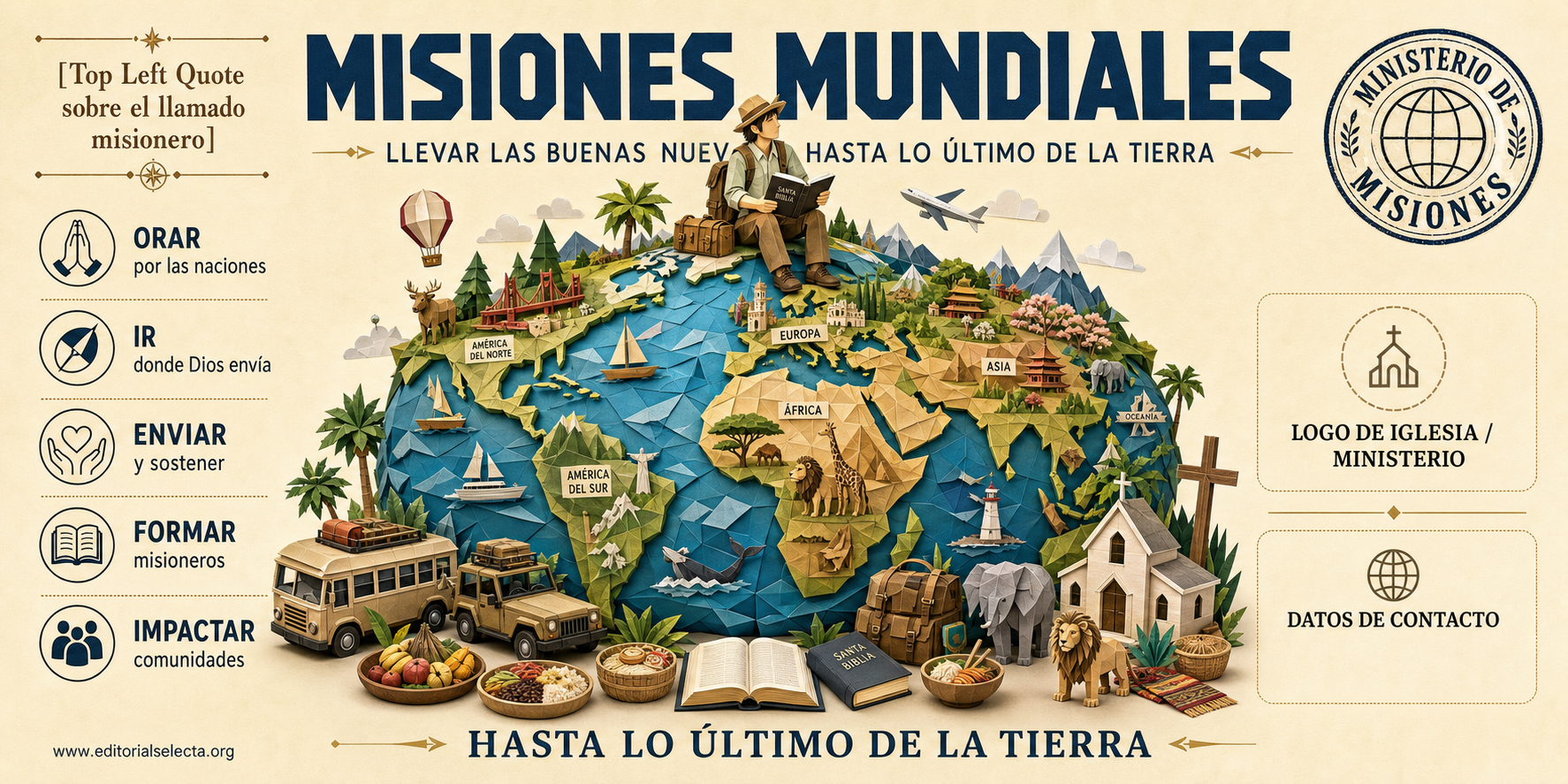 Banner Vinyl 4' x 8' · Religión