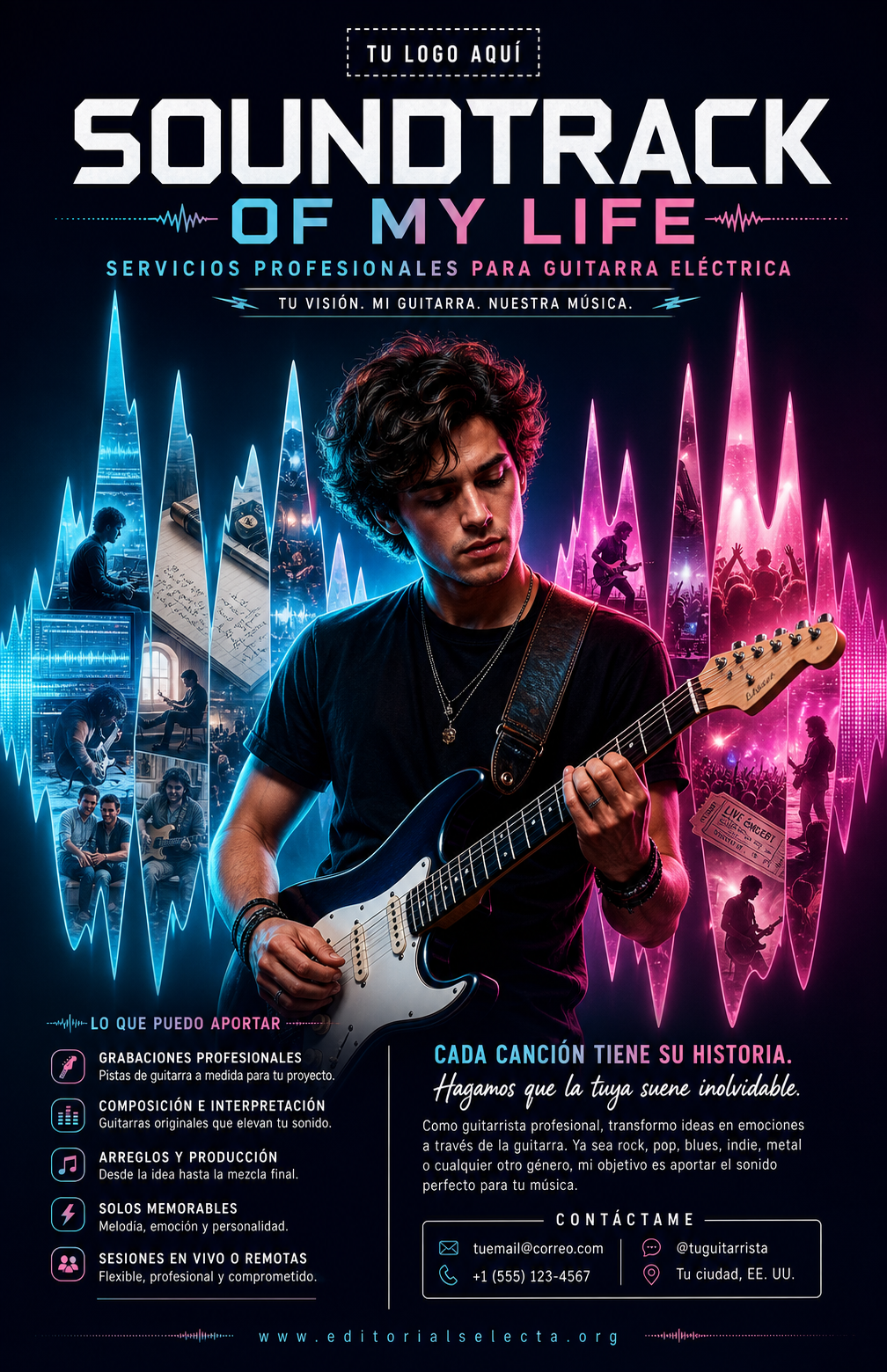 Flyer Media Carta · Musicos