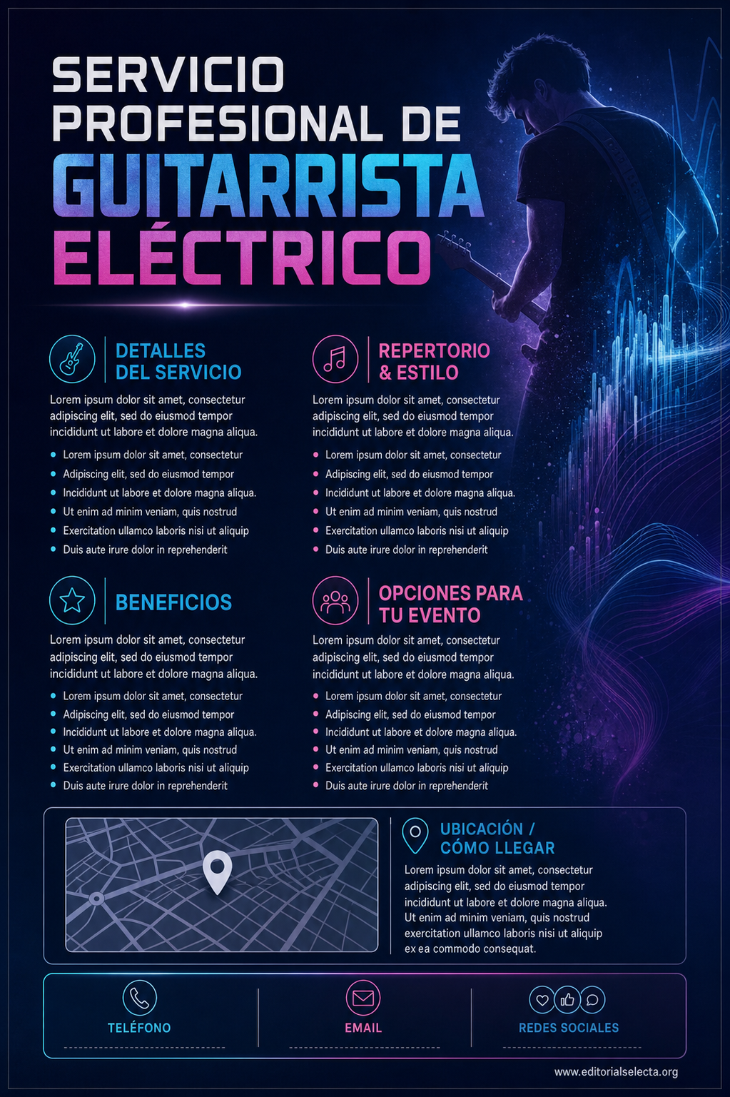Flyer Media Carta · Musicos 2