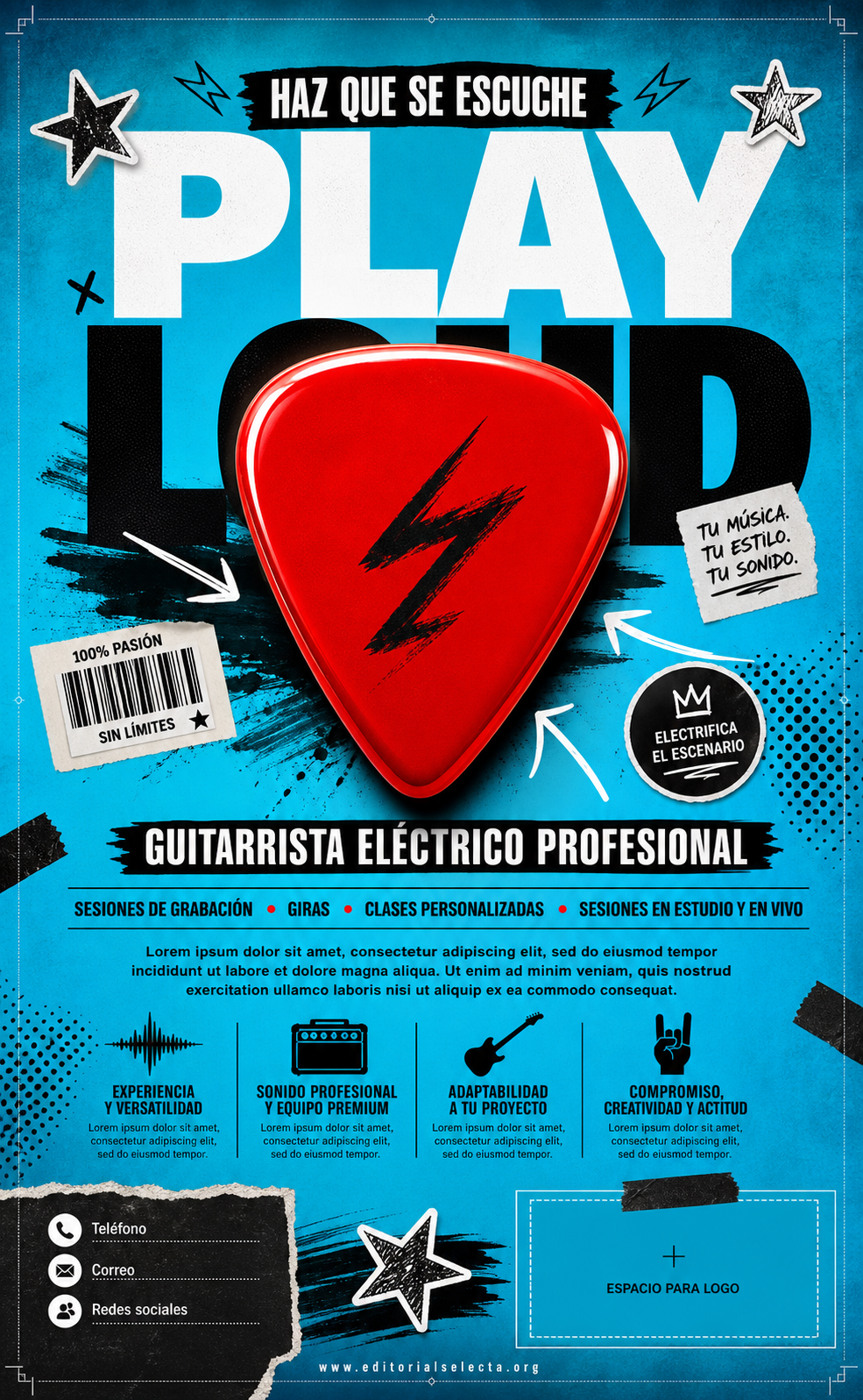 Flyer Carta Completa · Musicos