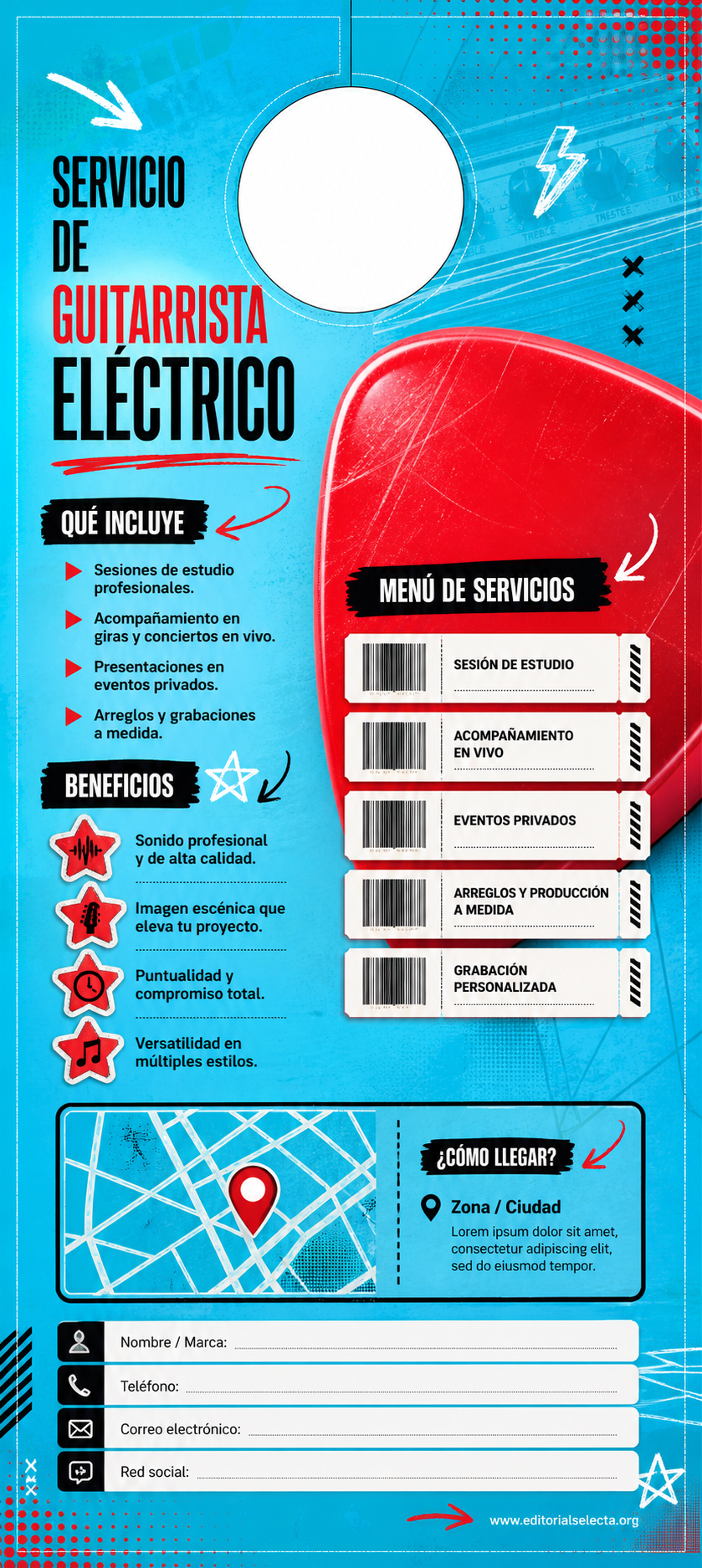 Door Hanger · Musicos 2
