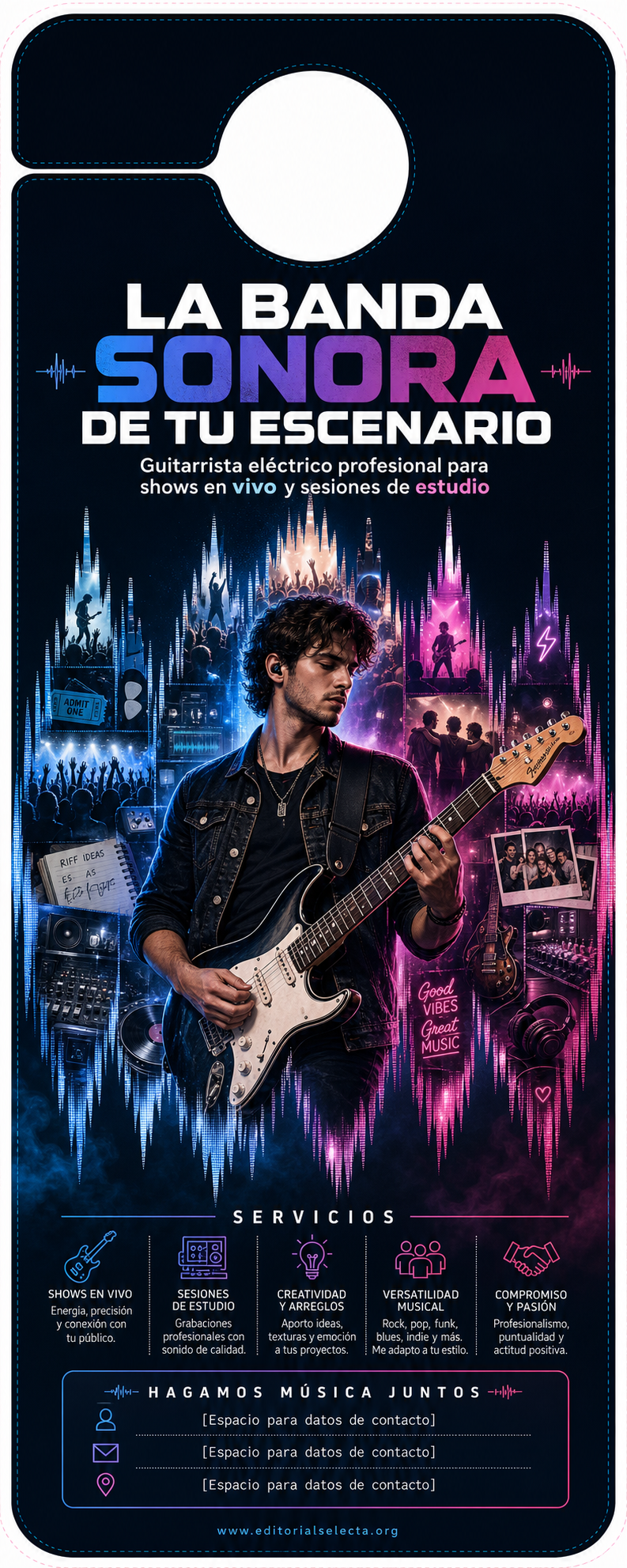 Door Hanger · Musicos