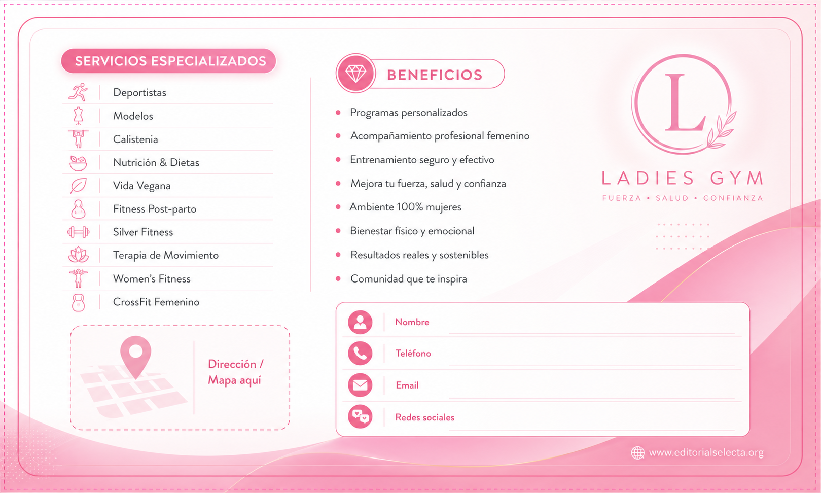 Tarjeta de Presentación Estándar · Fitness 2