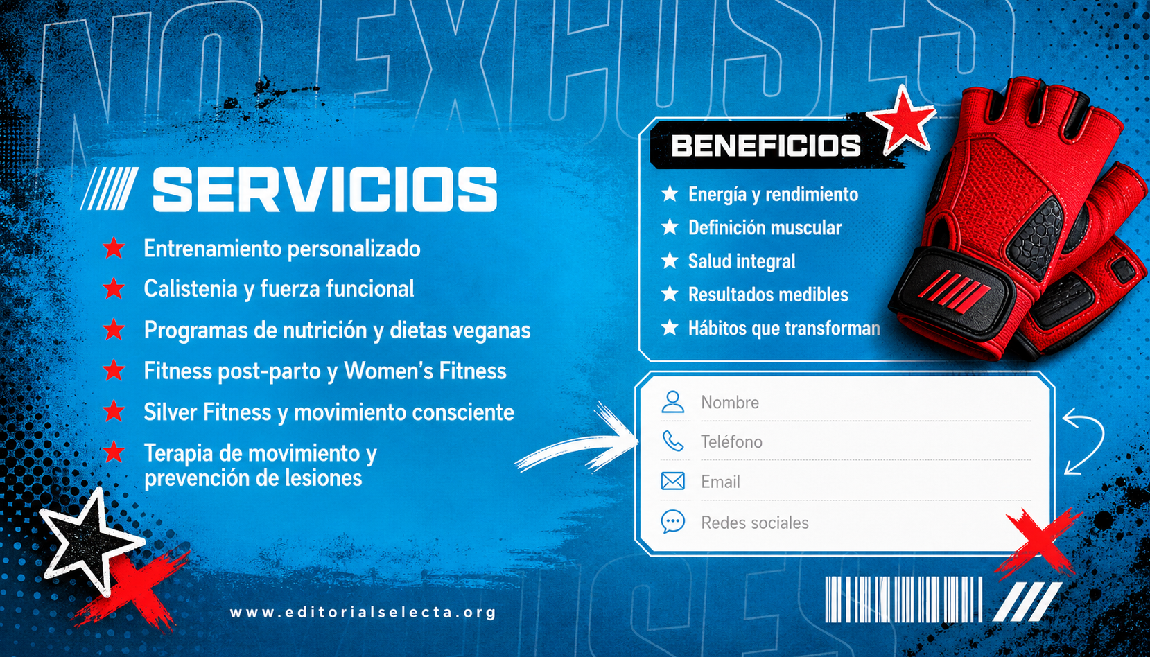 Tarjeta de Presentación Estándar · Fitness 2