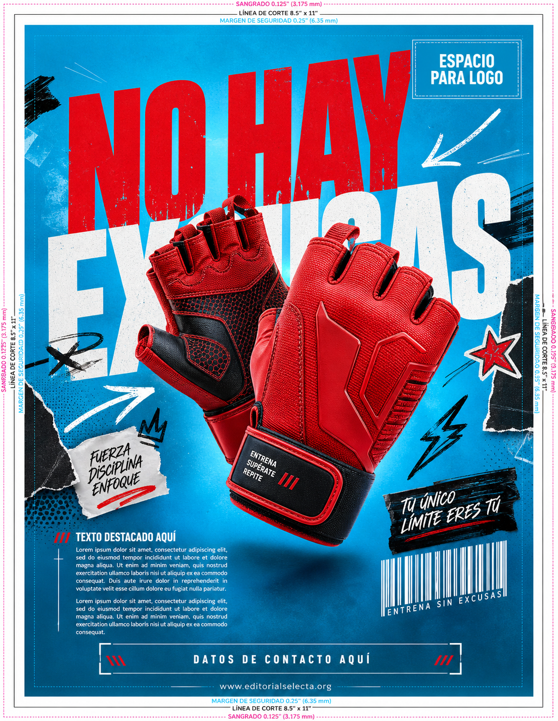 Flyer Carta Completa · Fitness