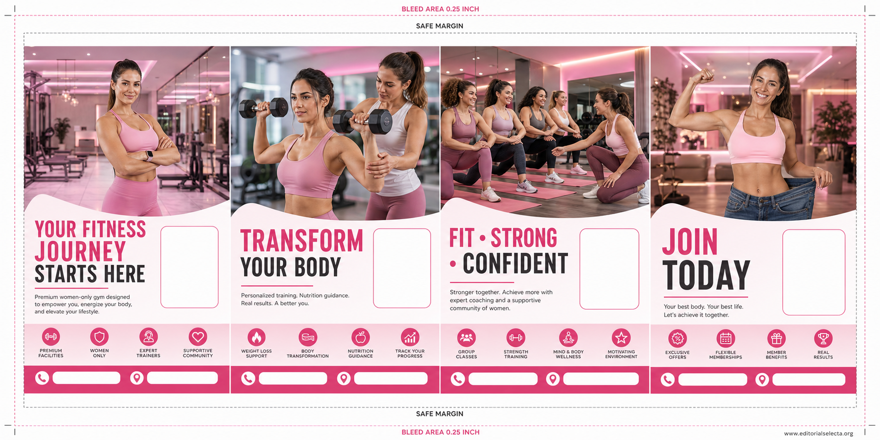 Banner Vinyl 2' x 4' · Fitness