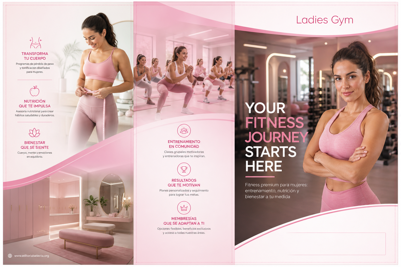 Brochure Tríptico · Fitness