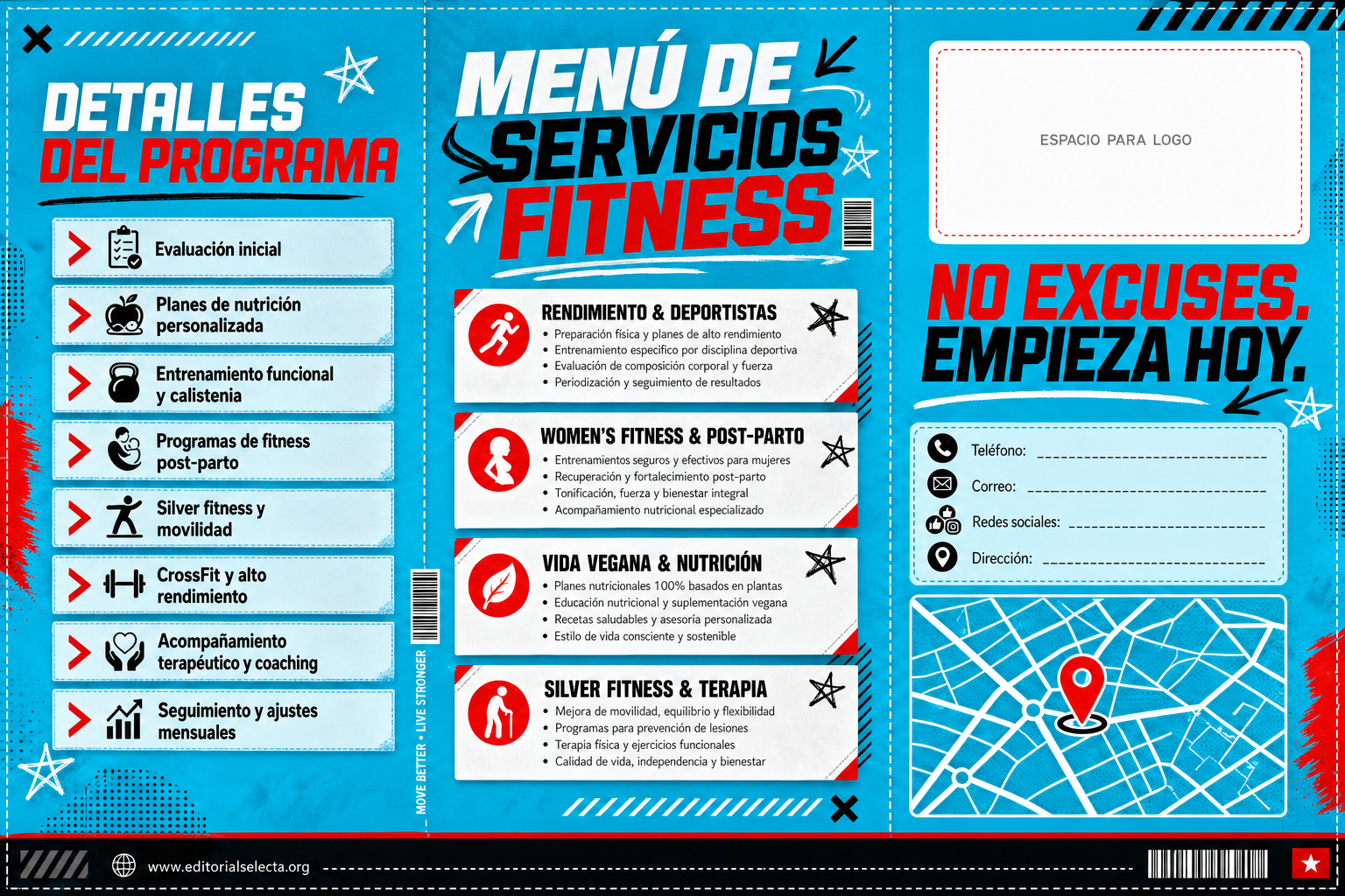 Brochure Tríptico · Fitness 2