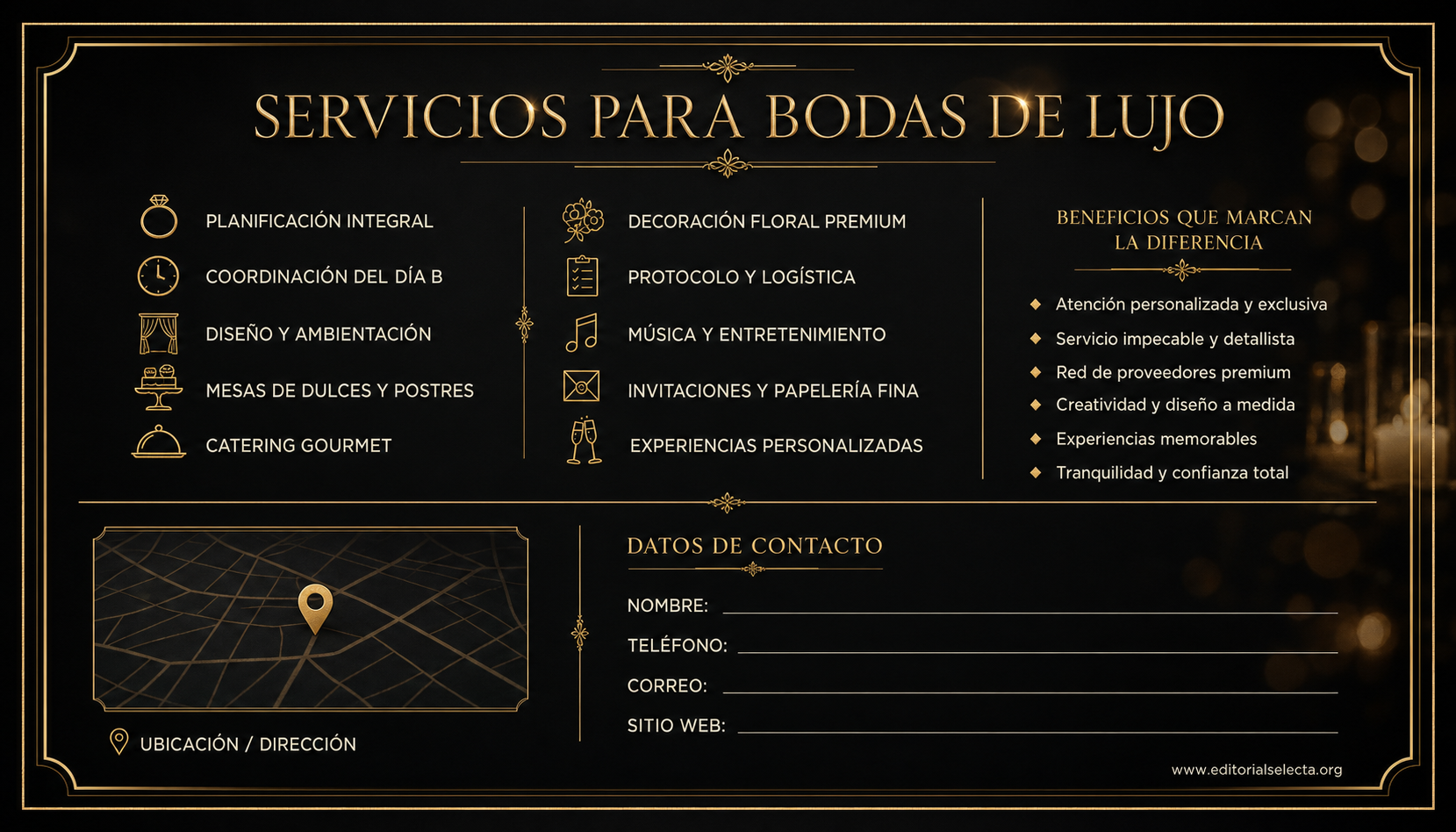 Tarjeta de Presentación Estándar · Fiestas o Reuniones 2