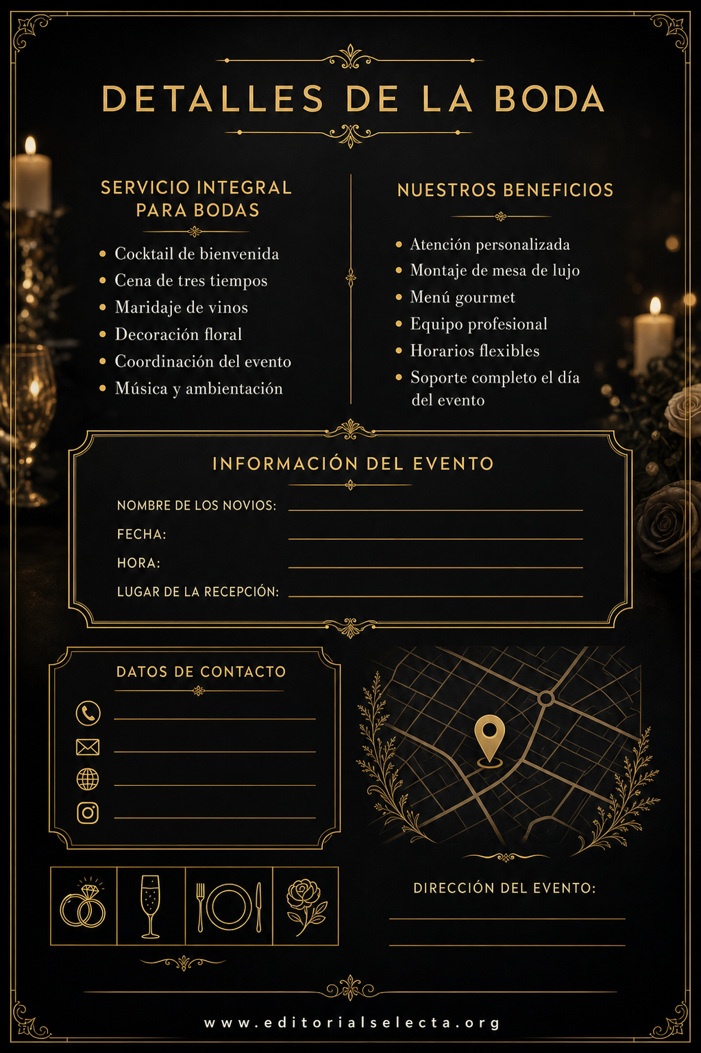Flyer Media Carta · Fiestas o Reuniones 2