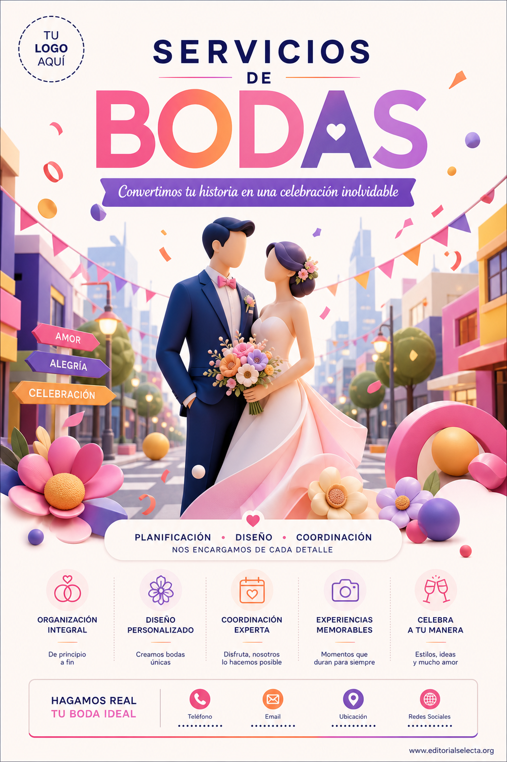 Flyer Media Carta · Fiestas o Reuniones