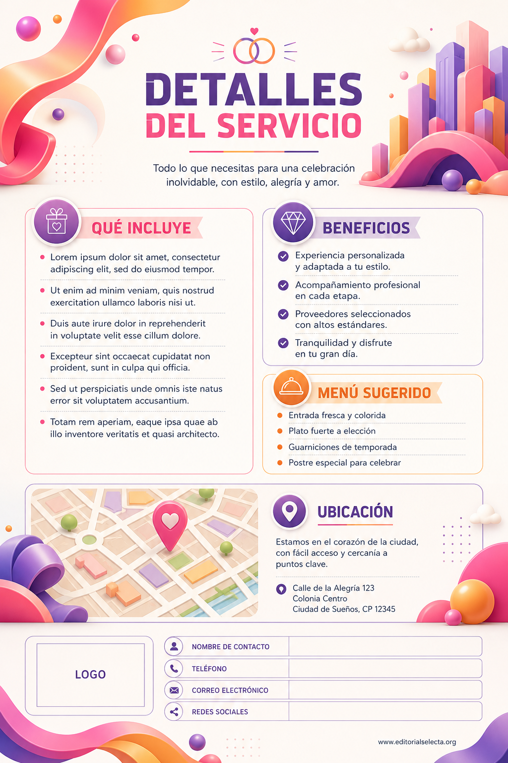 Flyer Media Carta · Fiestas o Reuniones 2