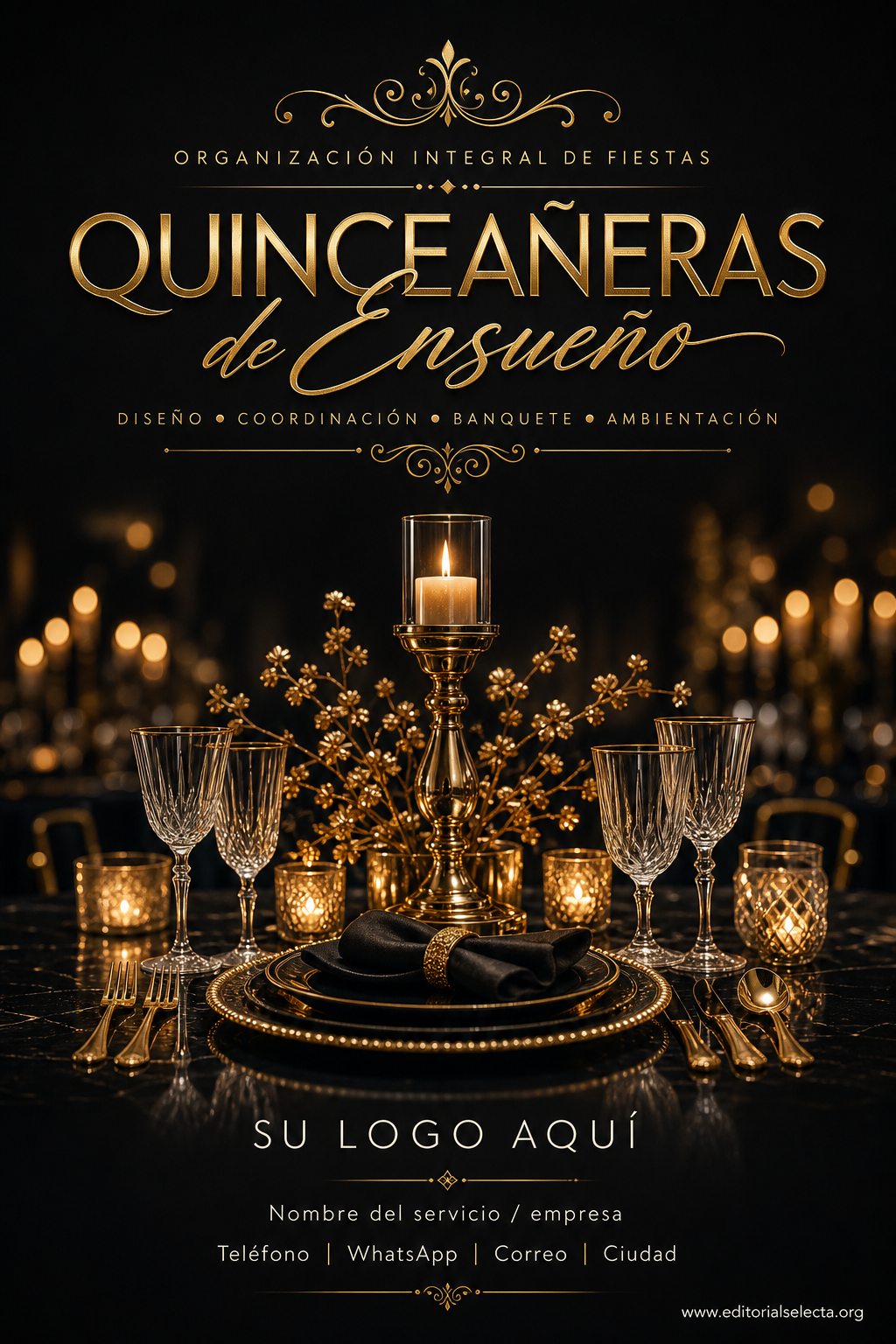 Tarjeta de Presentación Estándar · Fiestas o Reuniones