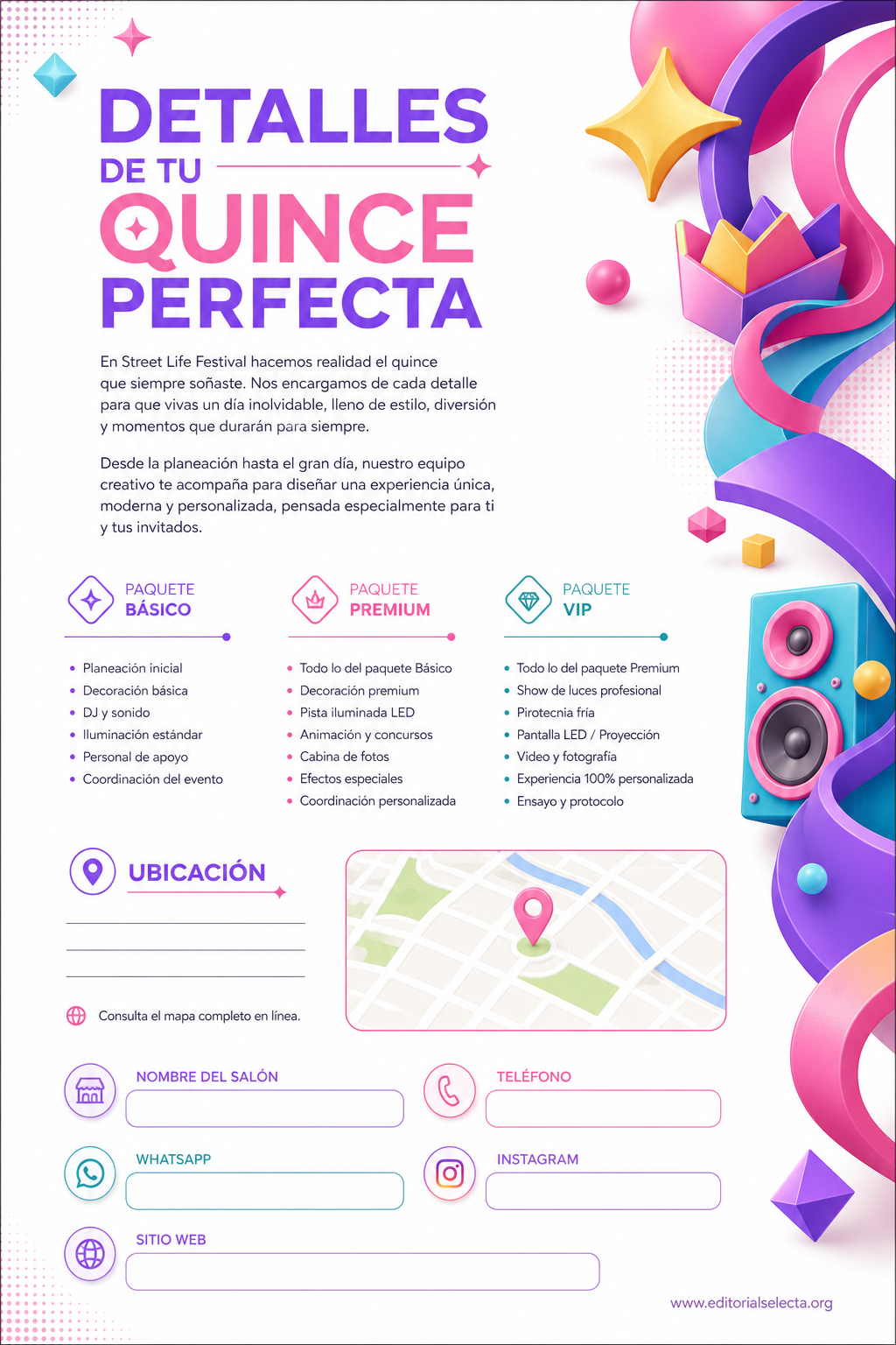 Flyer Media Carta · Fiestas o Reuniones 2