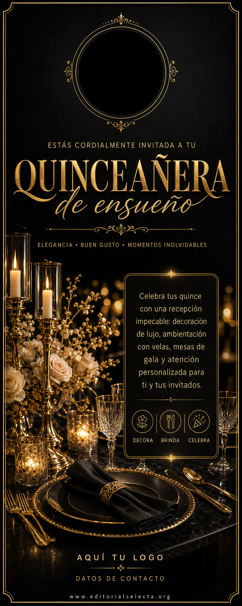 Door Hanger · Fiestas o Reuniones
