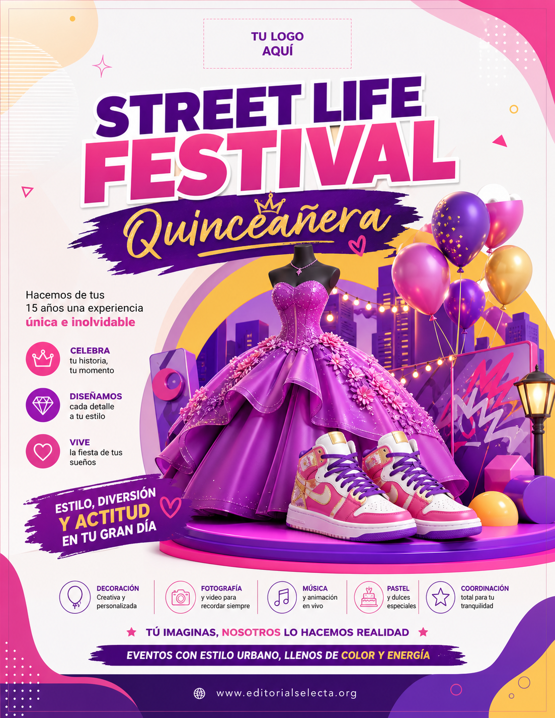 Flyer Carta Completa · Fiestas o Reuniones