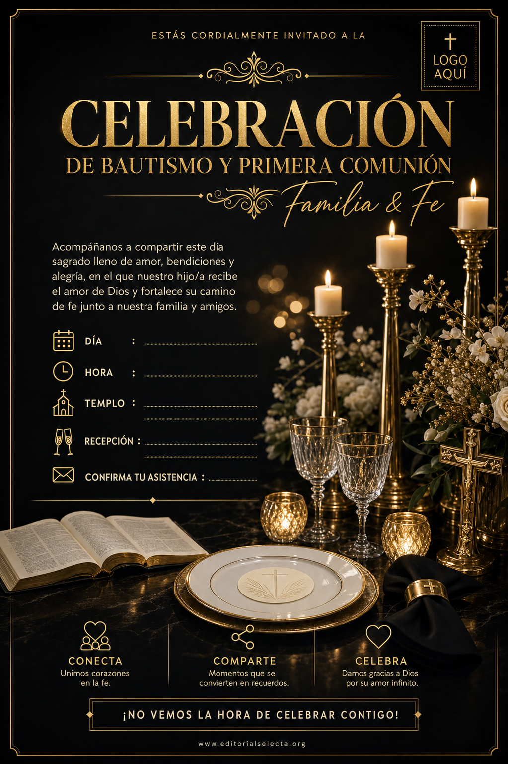 Flyer Media Carta · Fiestas o Reuniones