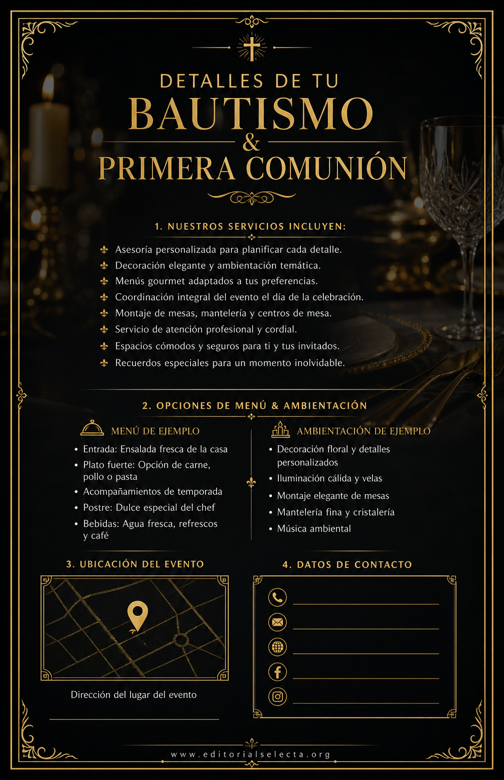 Flyer Media Carta · Fiestas o Reuniones 2