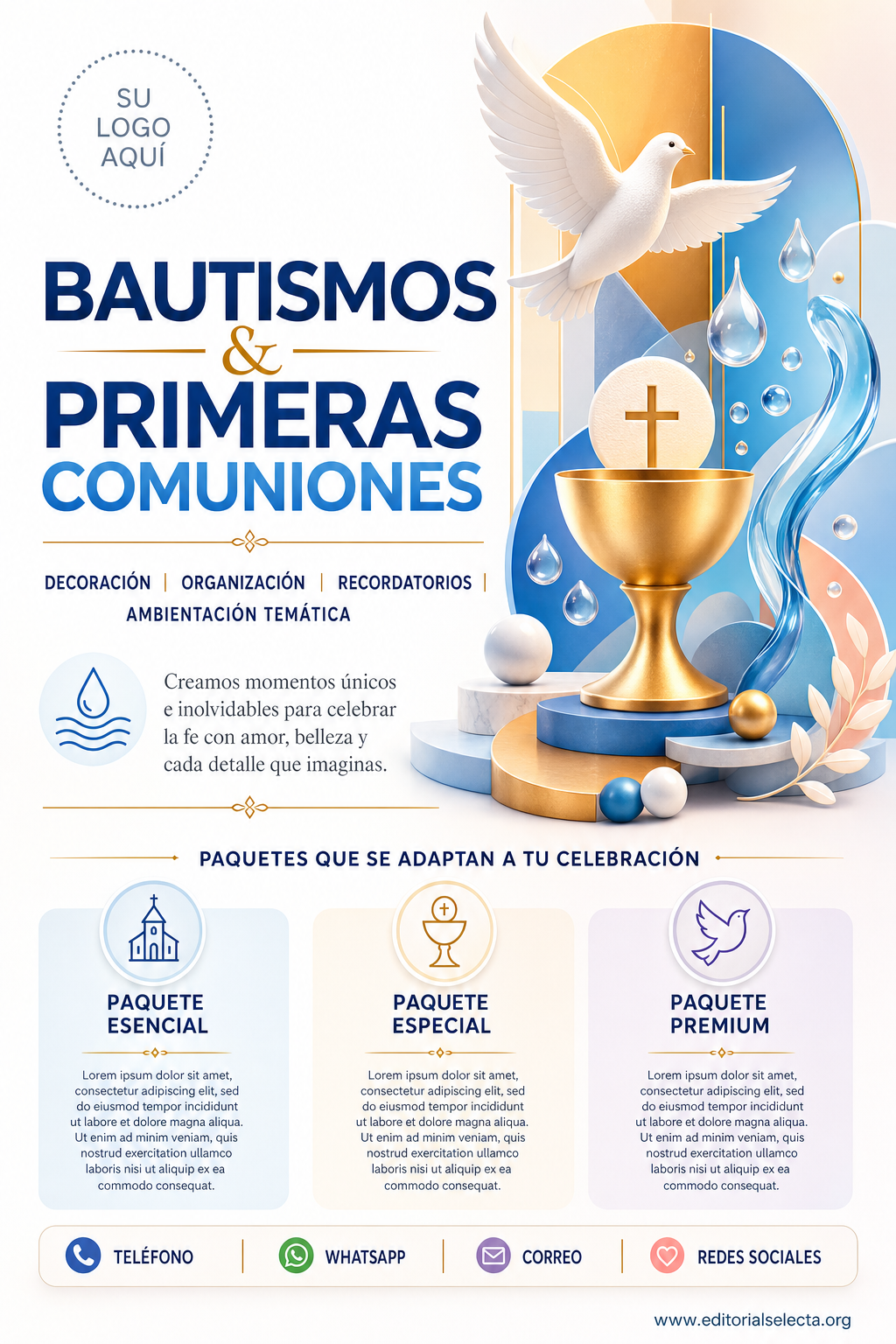 Flyer Media Carta · Fiestas o Reuniones