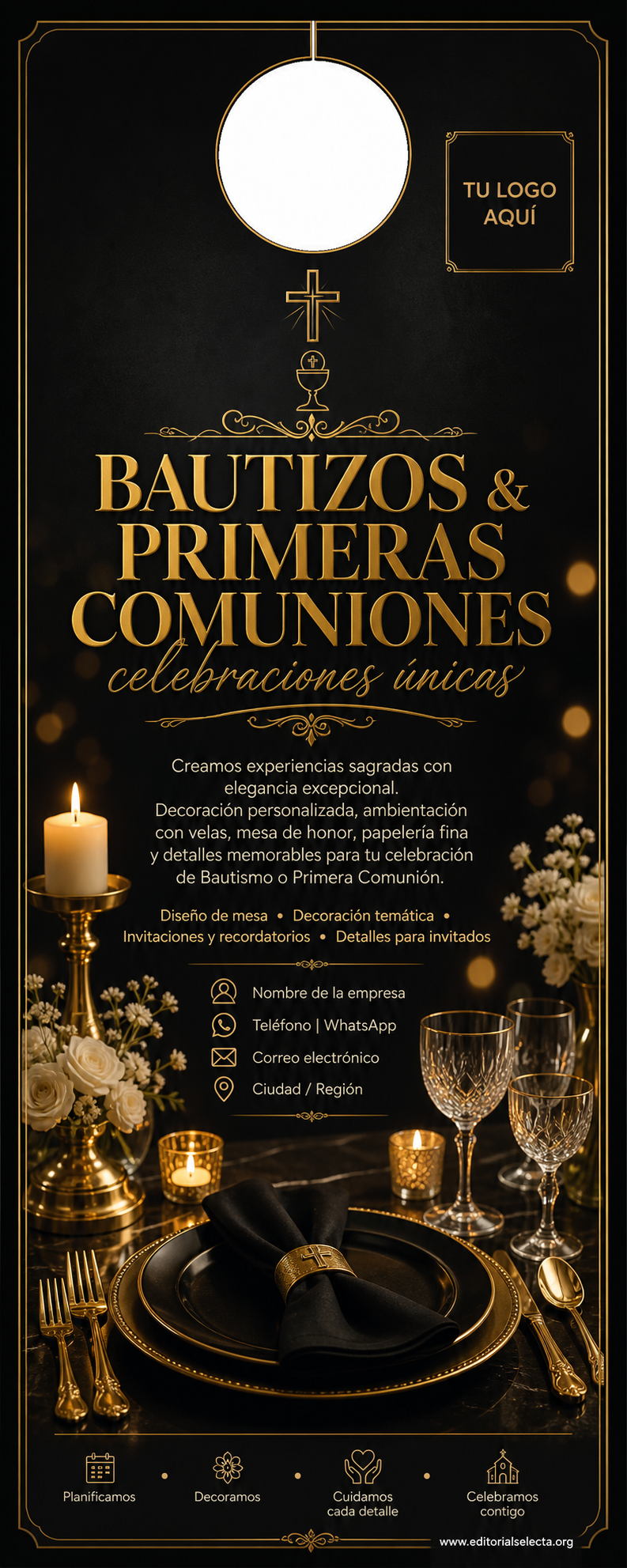 Door Hanger · Fiestas o Reuniones