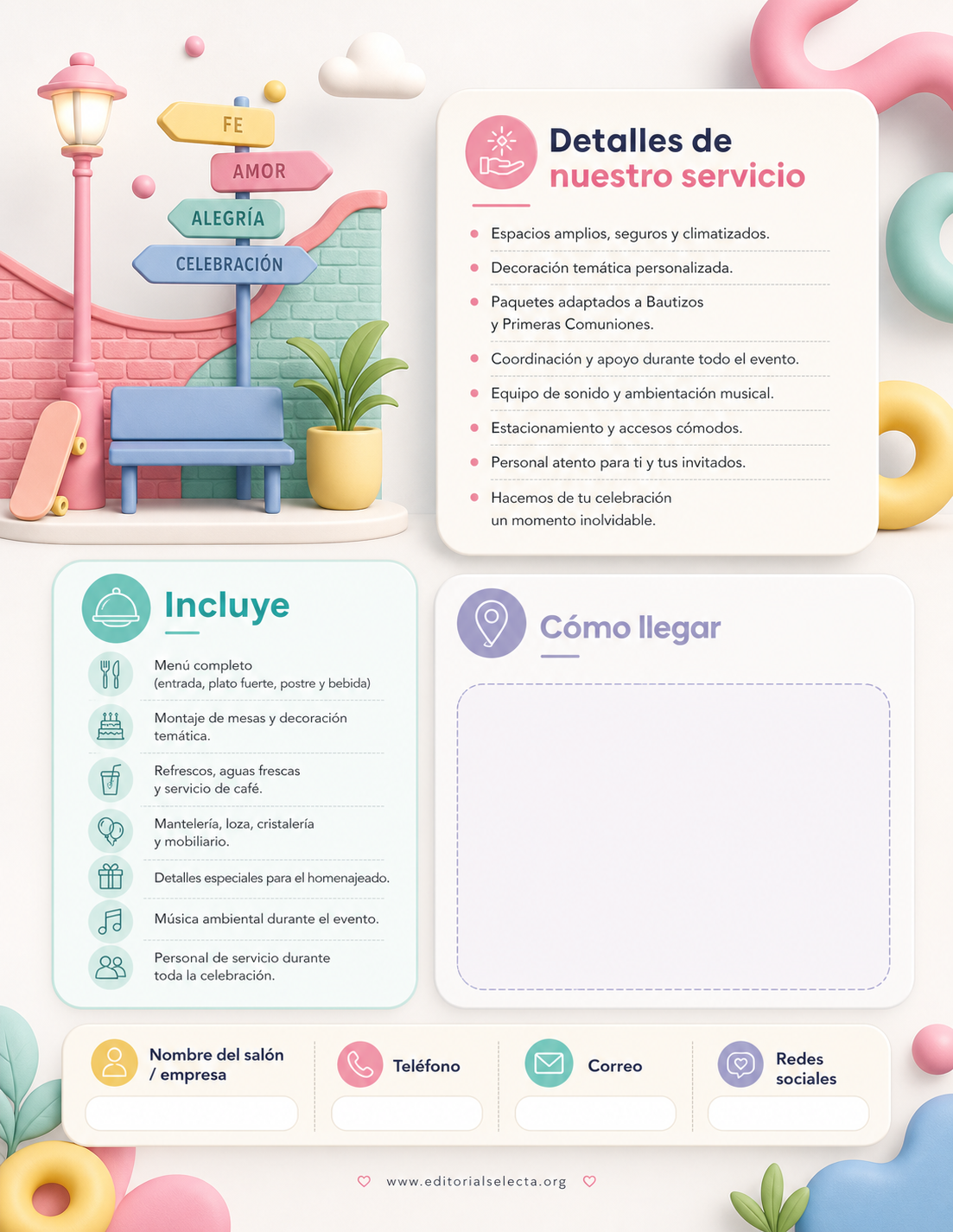 Flyer Carta Completa · Fiestas o Reuniones 2