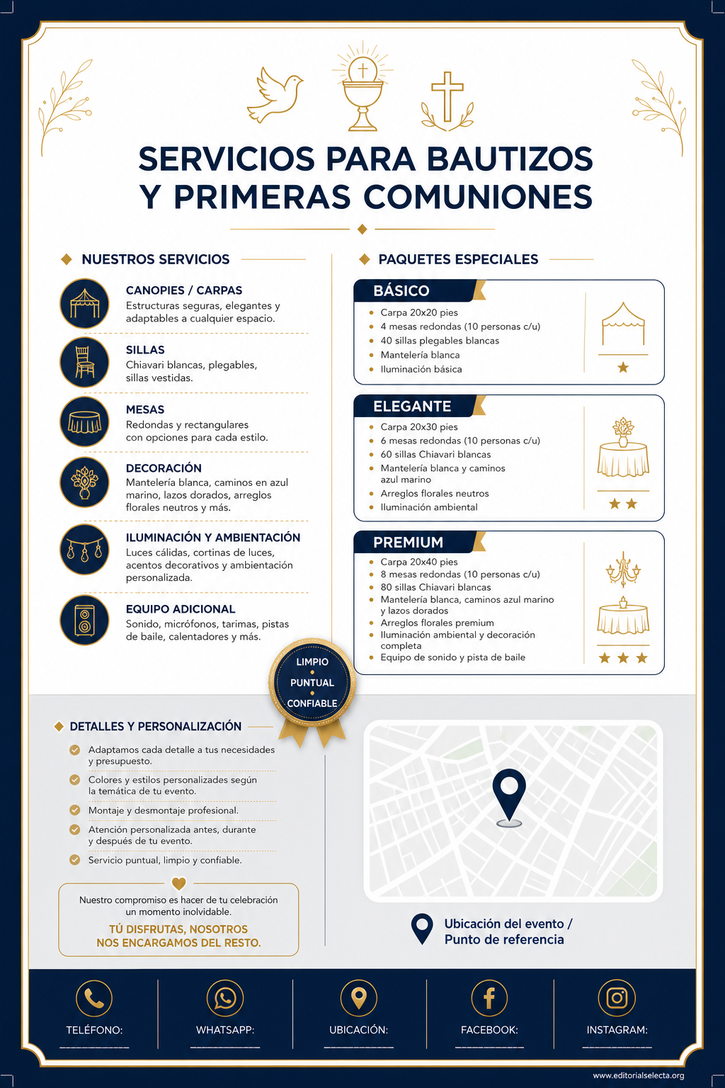 Flyer Carta Completa · Fiestas o Reuniones 2