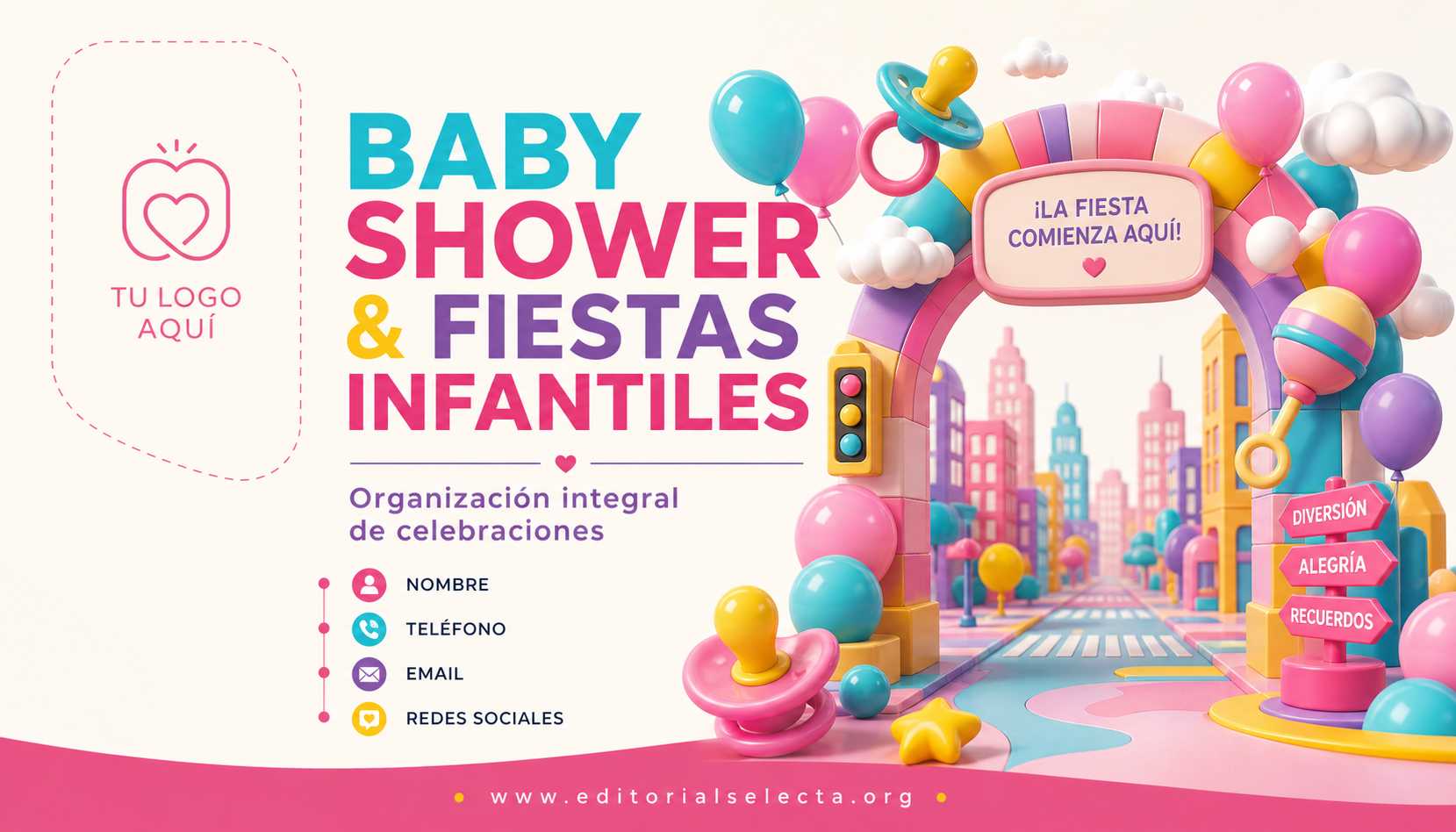 Tarjeta de Presentación Estándar · Fiestas o Reuniones